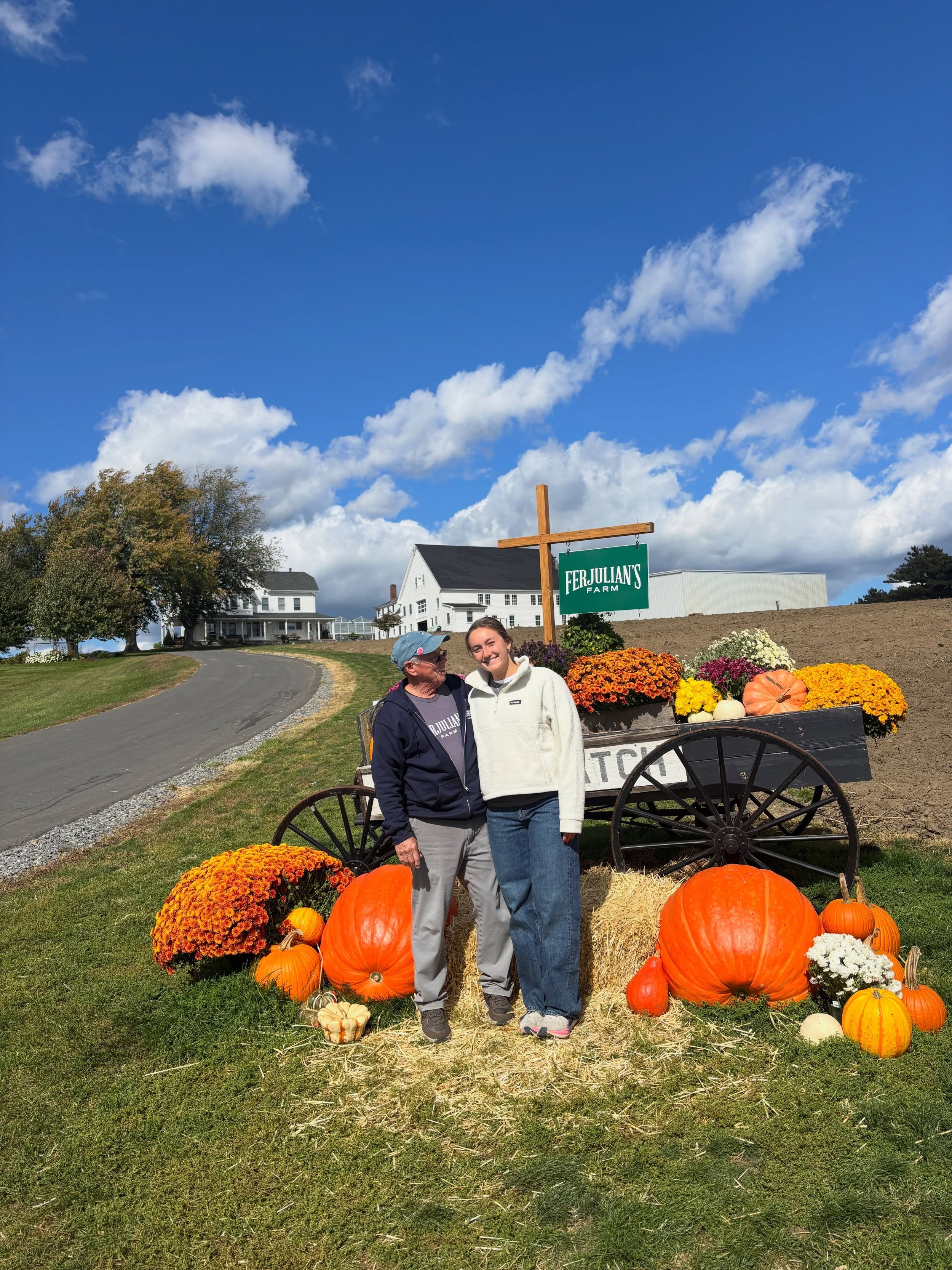 Sarah has been helping our family at the farm (and beyond) for 7 years! Next week she starts her first nursing job at Children&rsquo;s Hospital. Best of luck and thank you Sarah. We hope you always remember working with your grandpa Geoff at Ferjulia