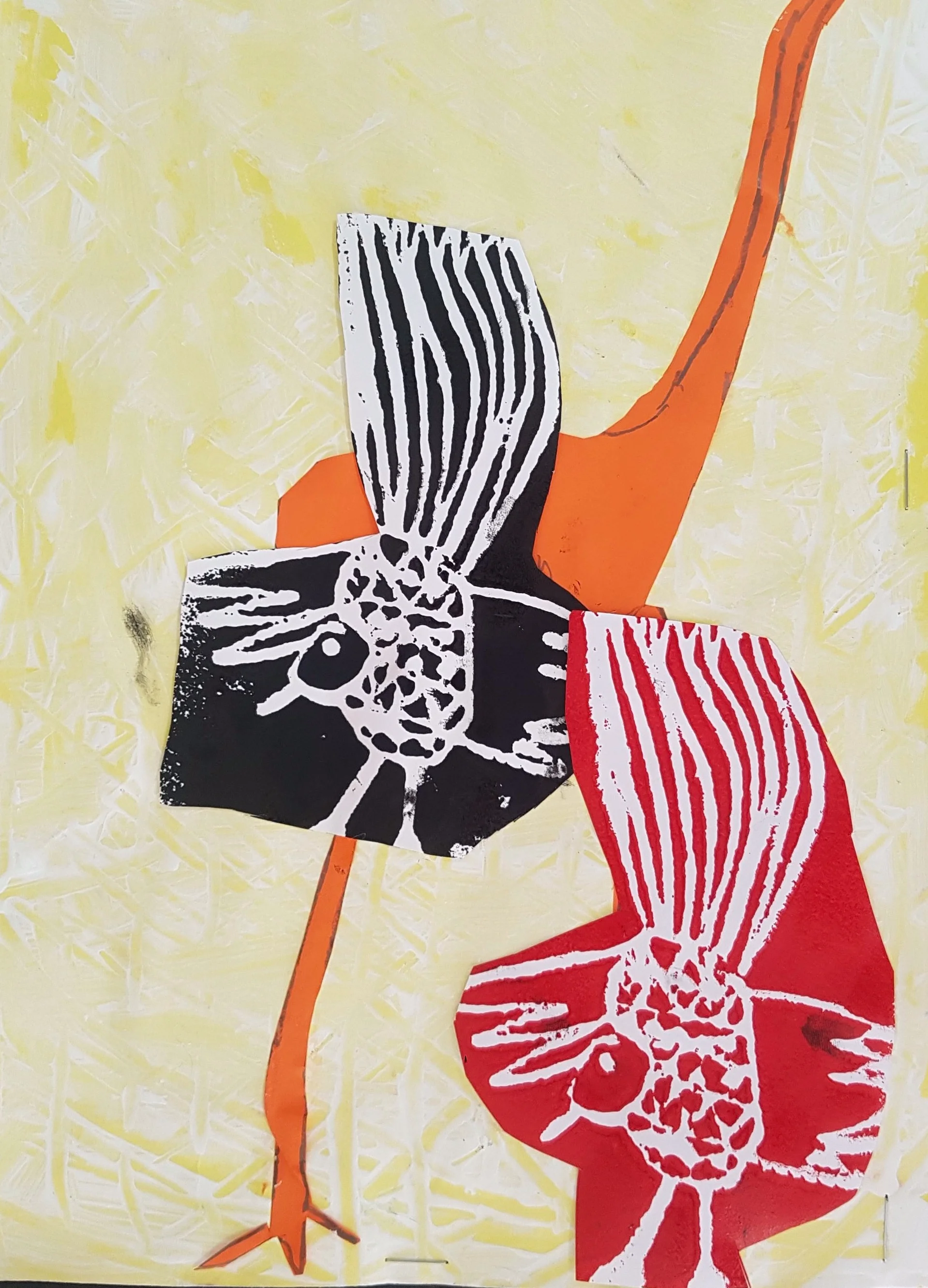Printmaking in the Style of Sheyne Tuffery