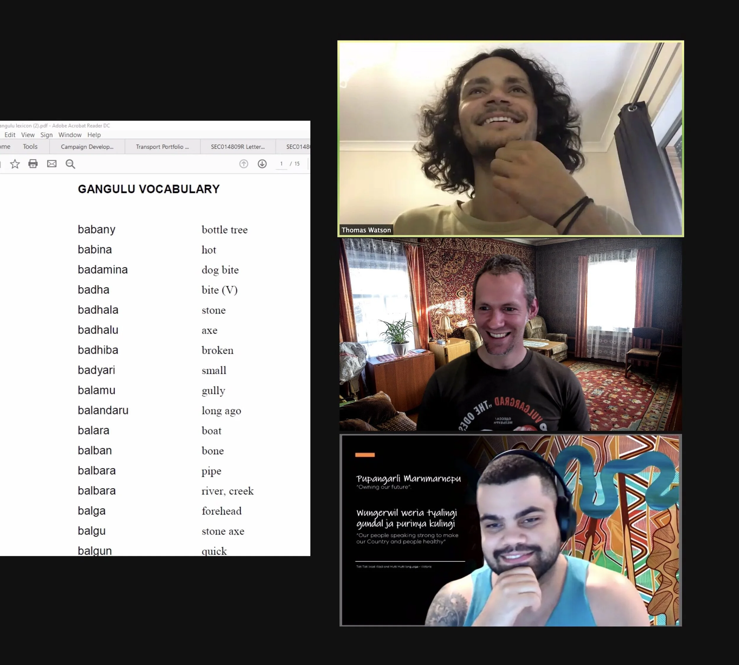 Gangulu workshops online