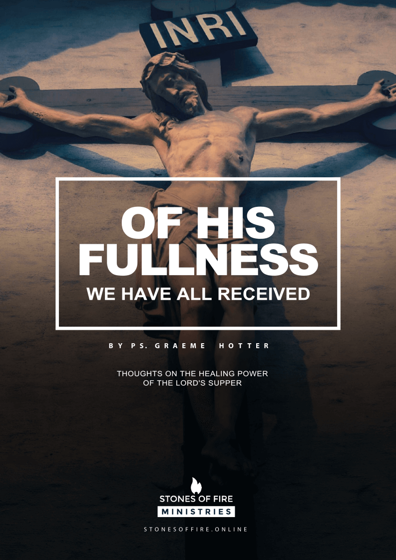 Jesus offers you His body which is full of His fullness. In fact all of God.