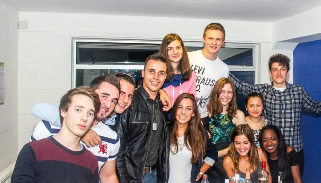 First night of my first year at university