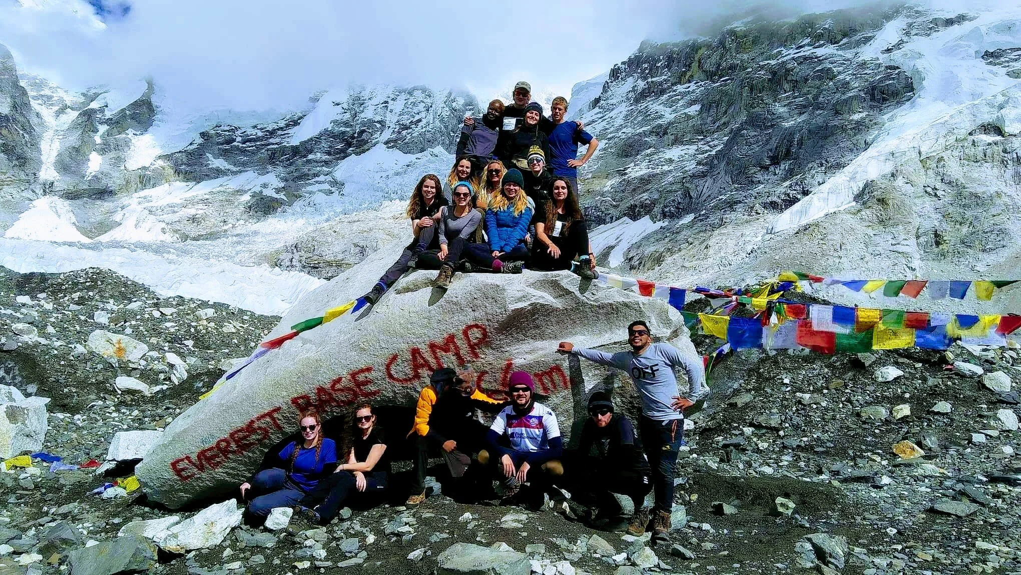 Our group at base camp!