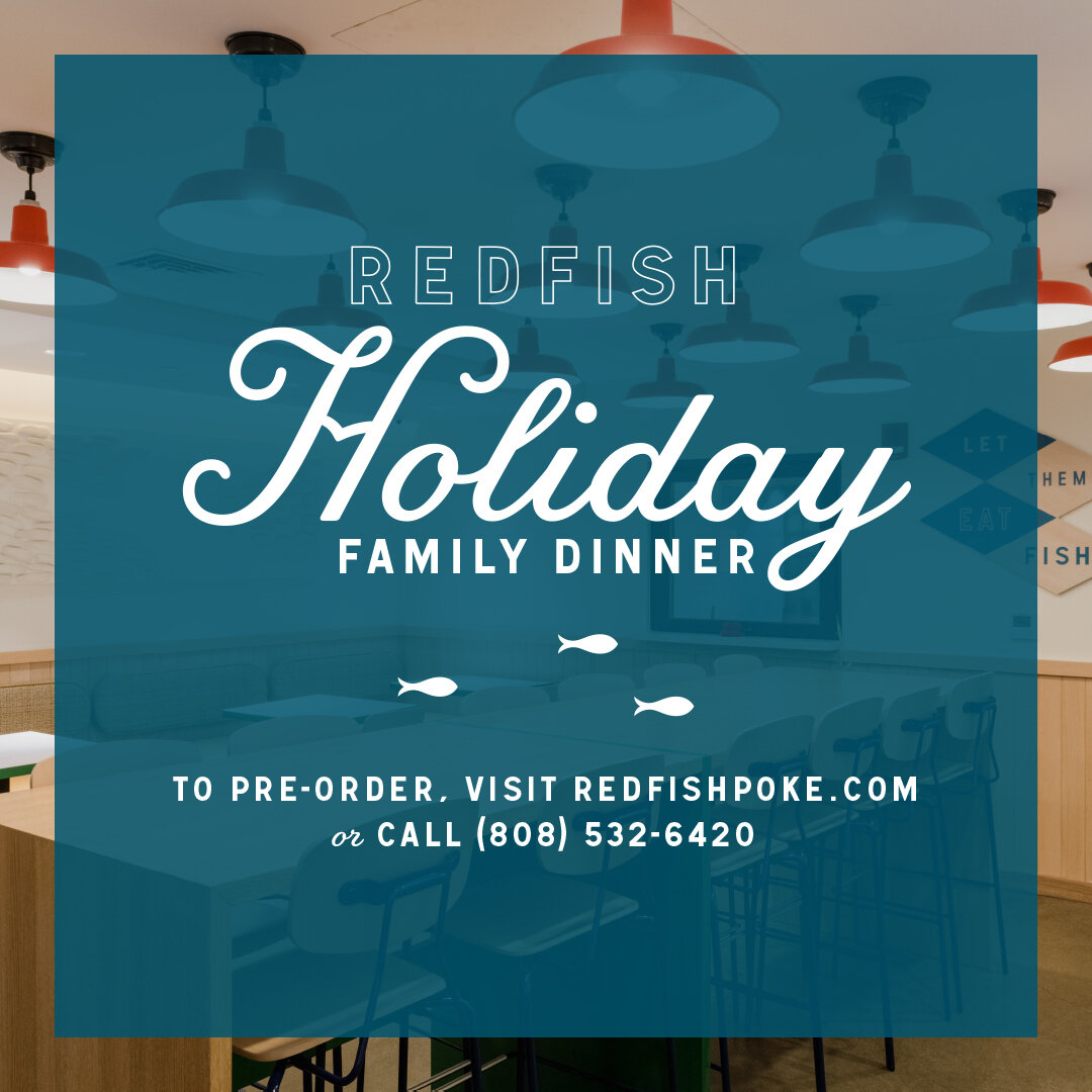The holiday season is all about comfort food and joy. And we've got you covered with our Holiday Dinner featuring our Baked Seafood Dynamite, Crispy Tofu Saad, Miso Koji Marinated Ribeye and our Redfish Macaron Sampler for dessert. Our dinner feeds 4