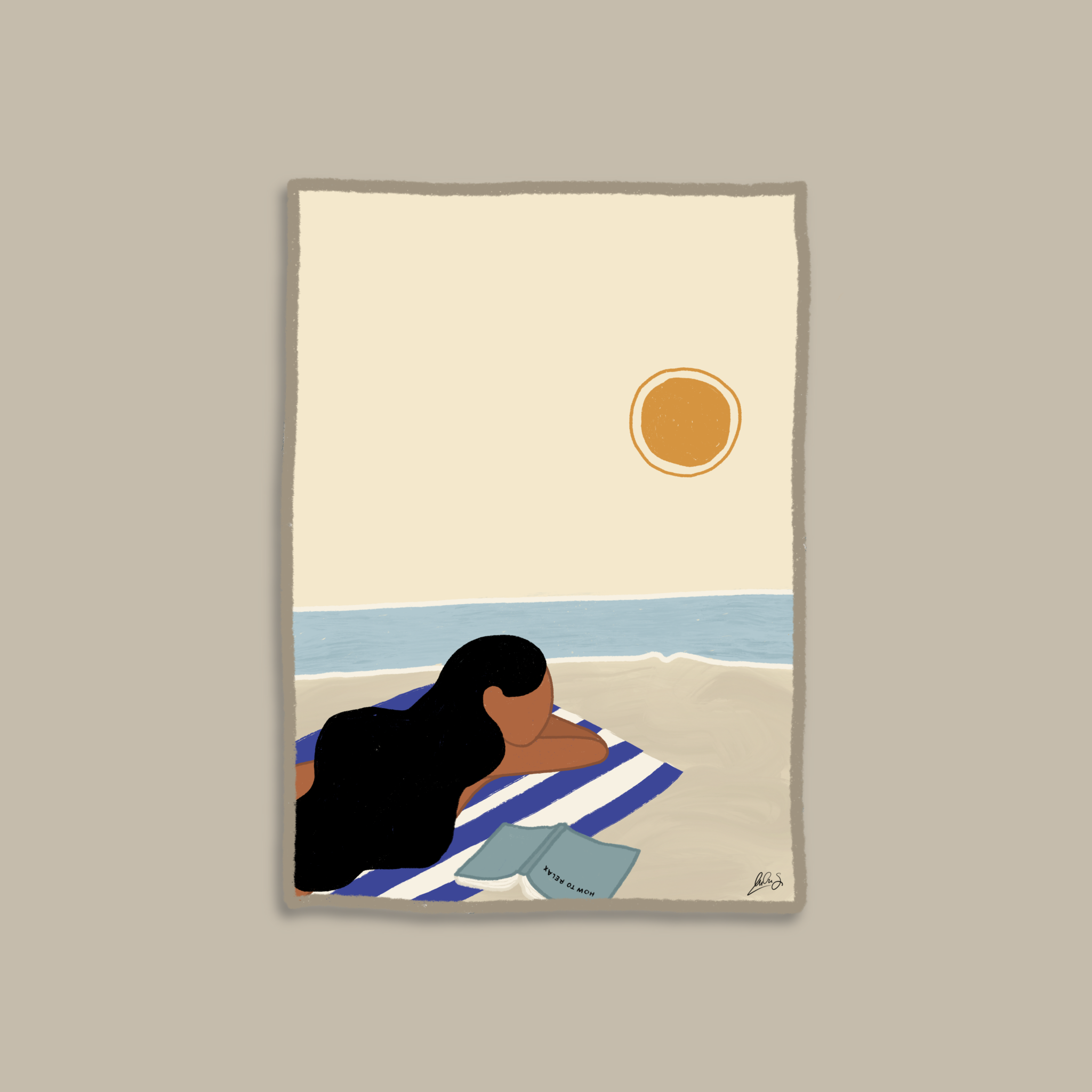 "How to Relax" Print