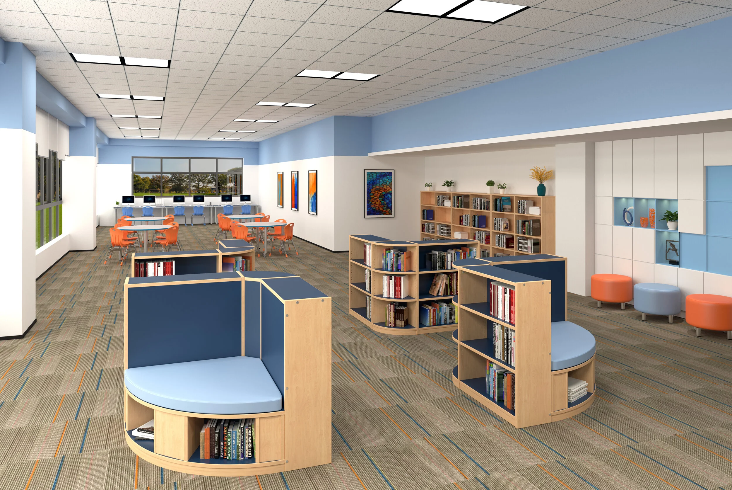 Russwood Library Furniture Russwood Library Furniture