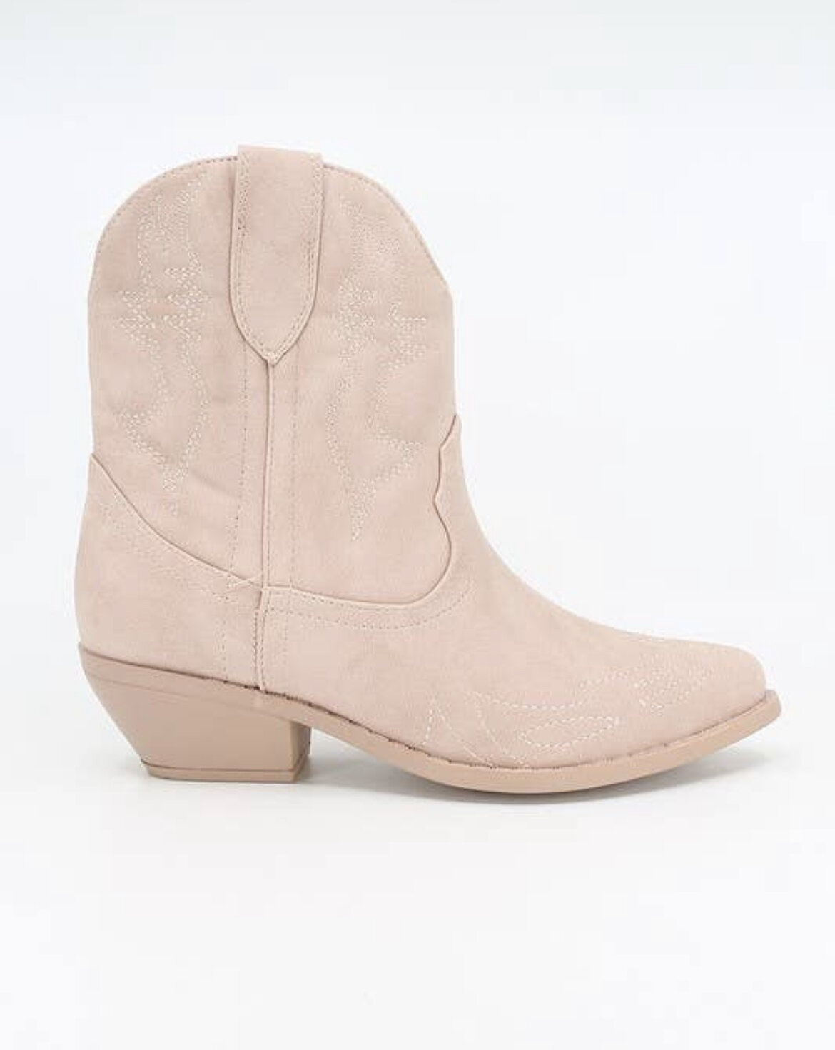 My Generation Blush Suede High Heel Mid-Calf Boots
