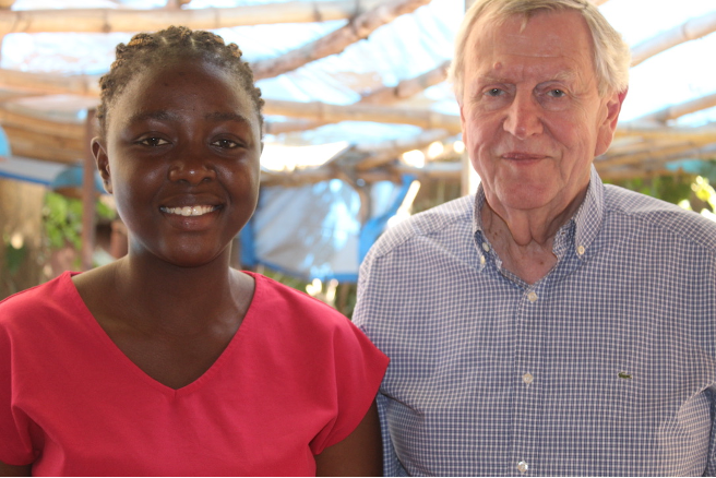 Mariétou with Fred