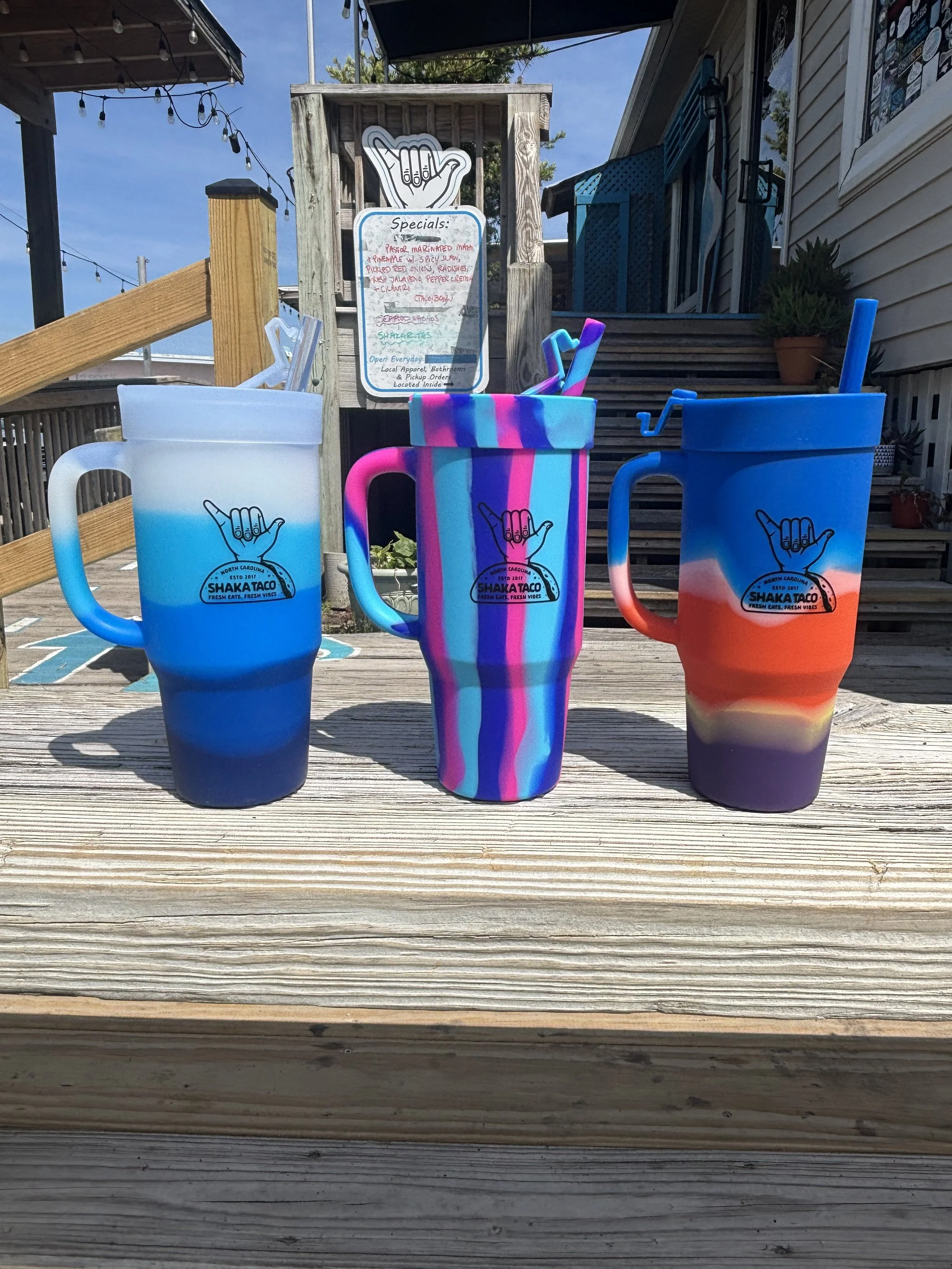 Shaka Taco SILIPINT 32oz Handle Tumbler