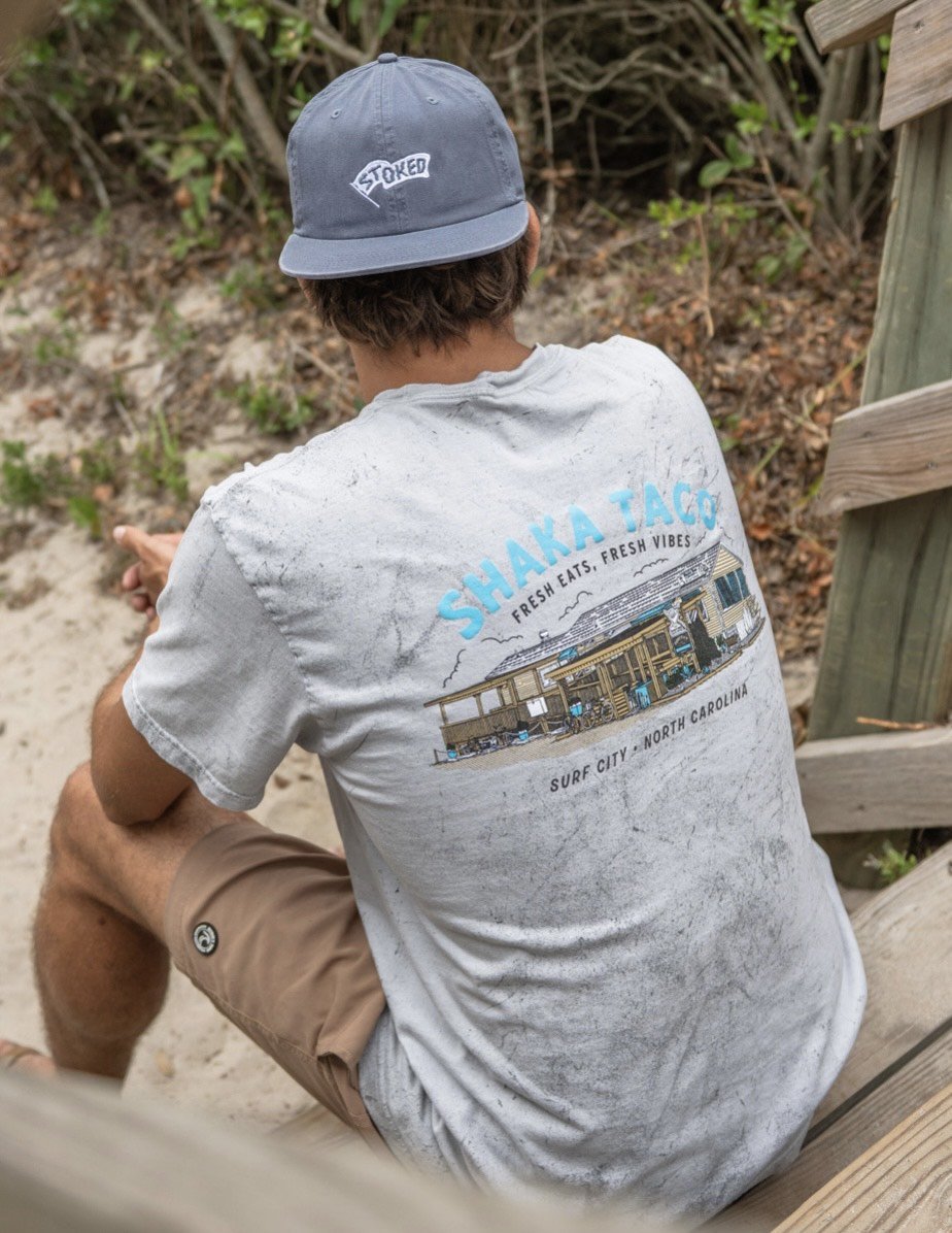 Building Tee — Shaka Taco: Fresh Eats, Fresh Vibes