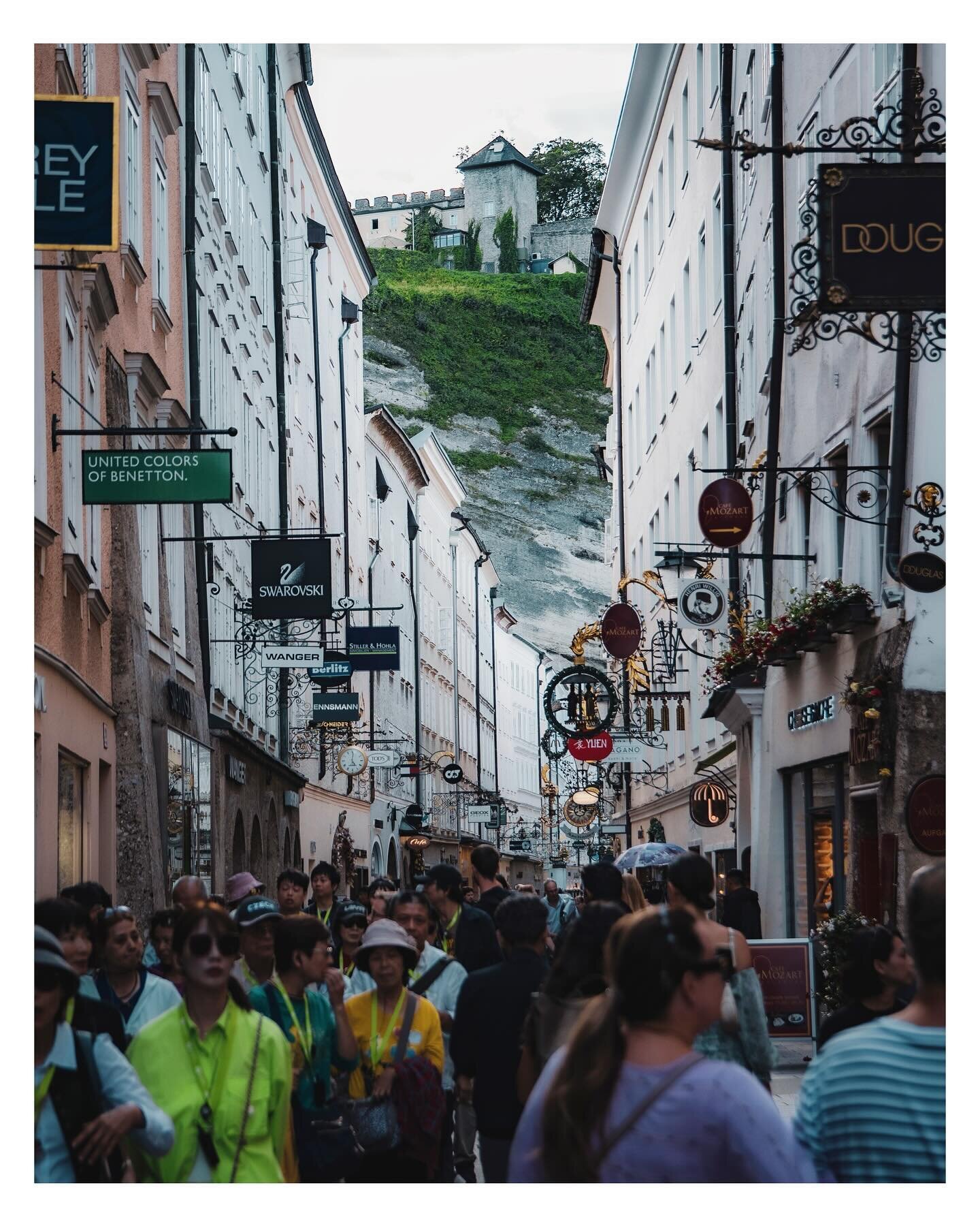 The Getreidegasse is the bustling heart of Salzburg's Old Town, its unmistakable charm as well as Mozart's Birthplace making it an irresistible destination for countless visitors from around the world. Aside from an array of international fashion cha