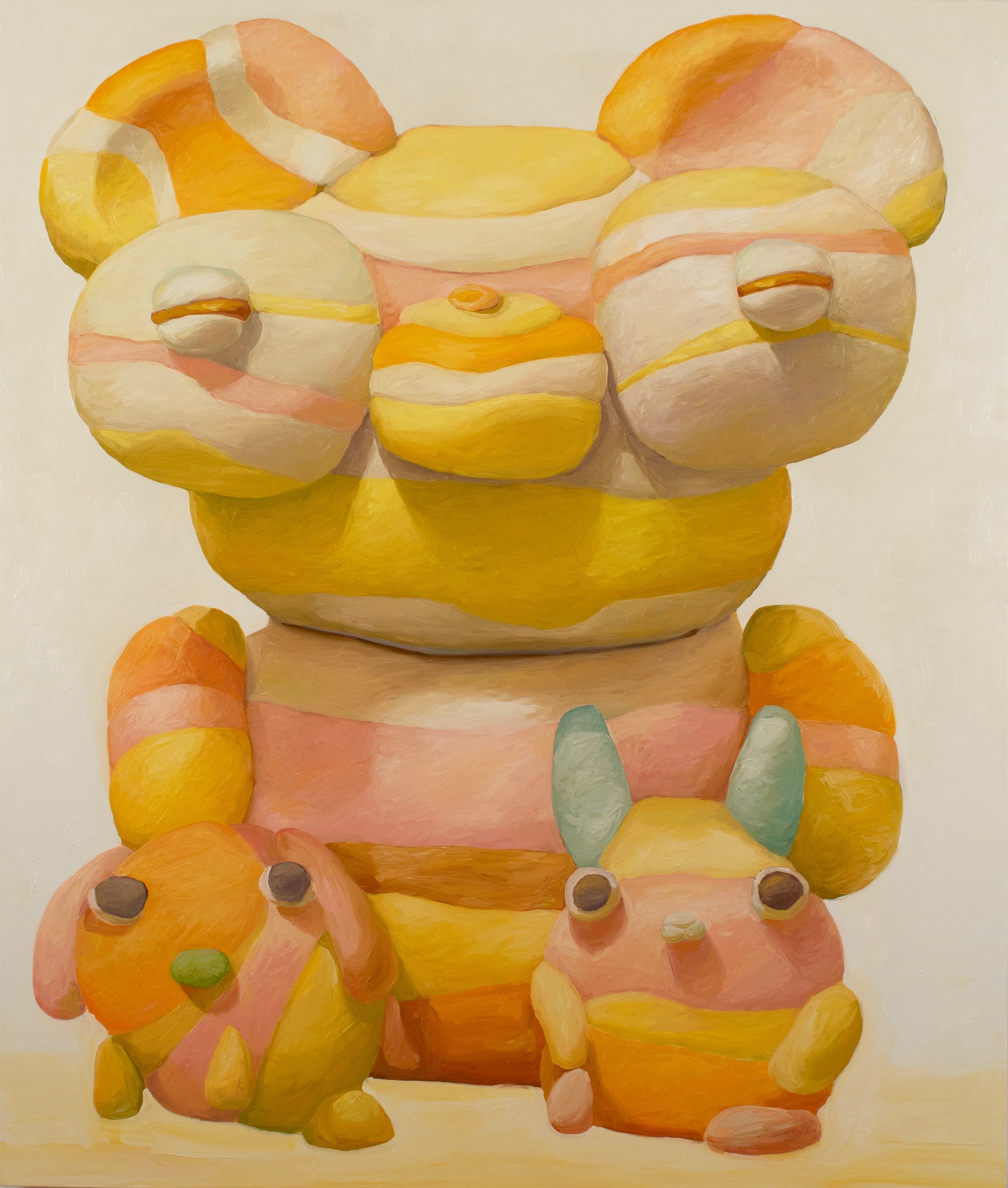 Peter Opheim, "Sunday (T.W.L.B.U.)" 65" by 55", oil/canvas, 2019