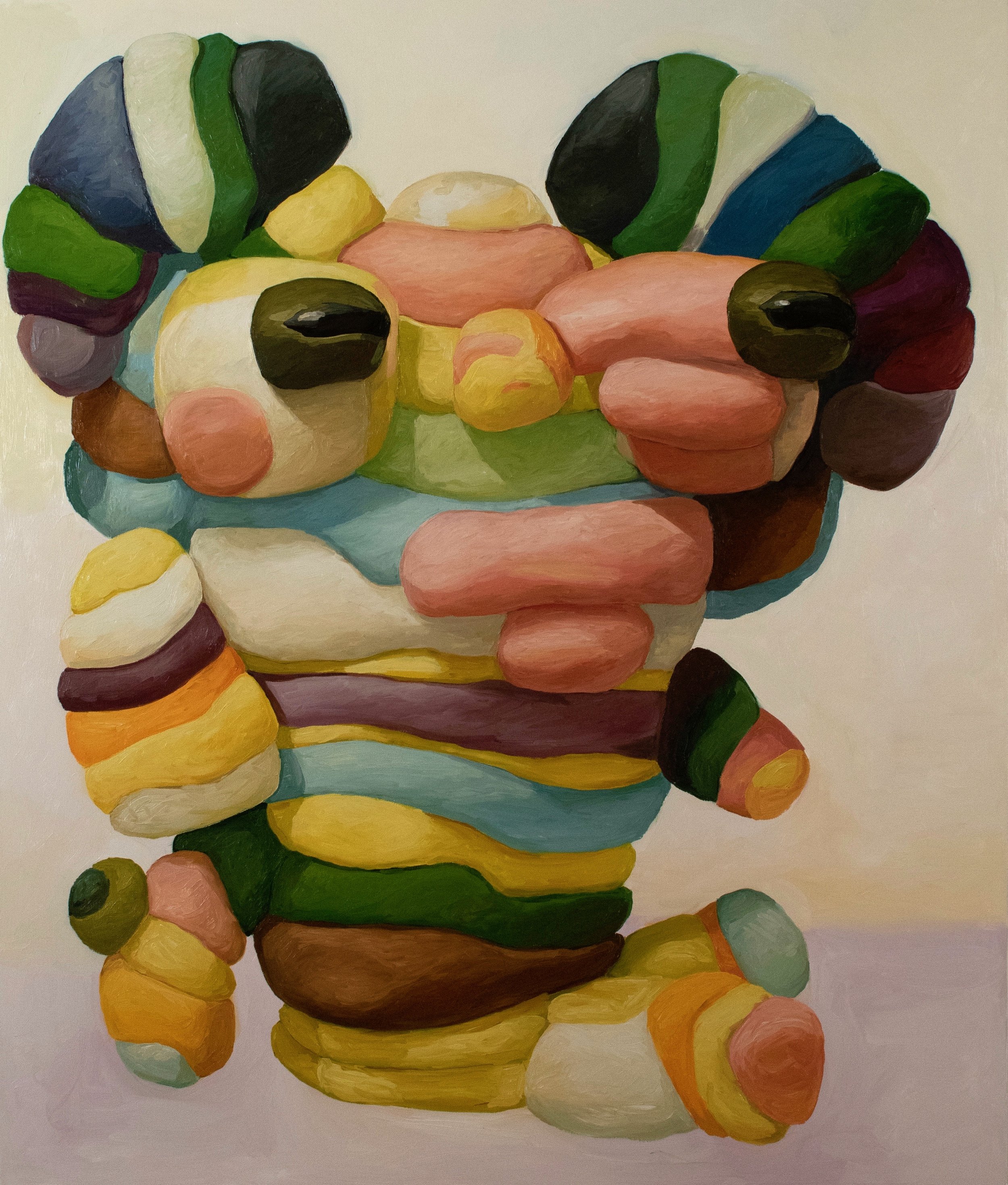 Peter Opheim, "Saturday (T.W.L.B.U.)", 65" by 55", oil/canvas, 2019