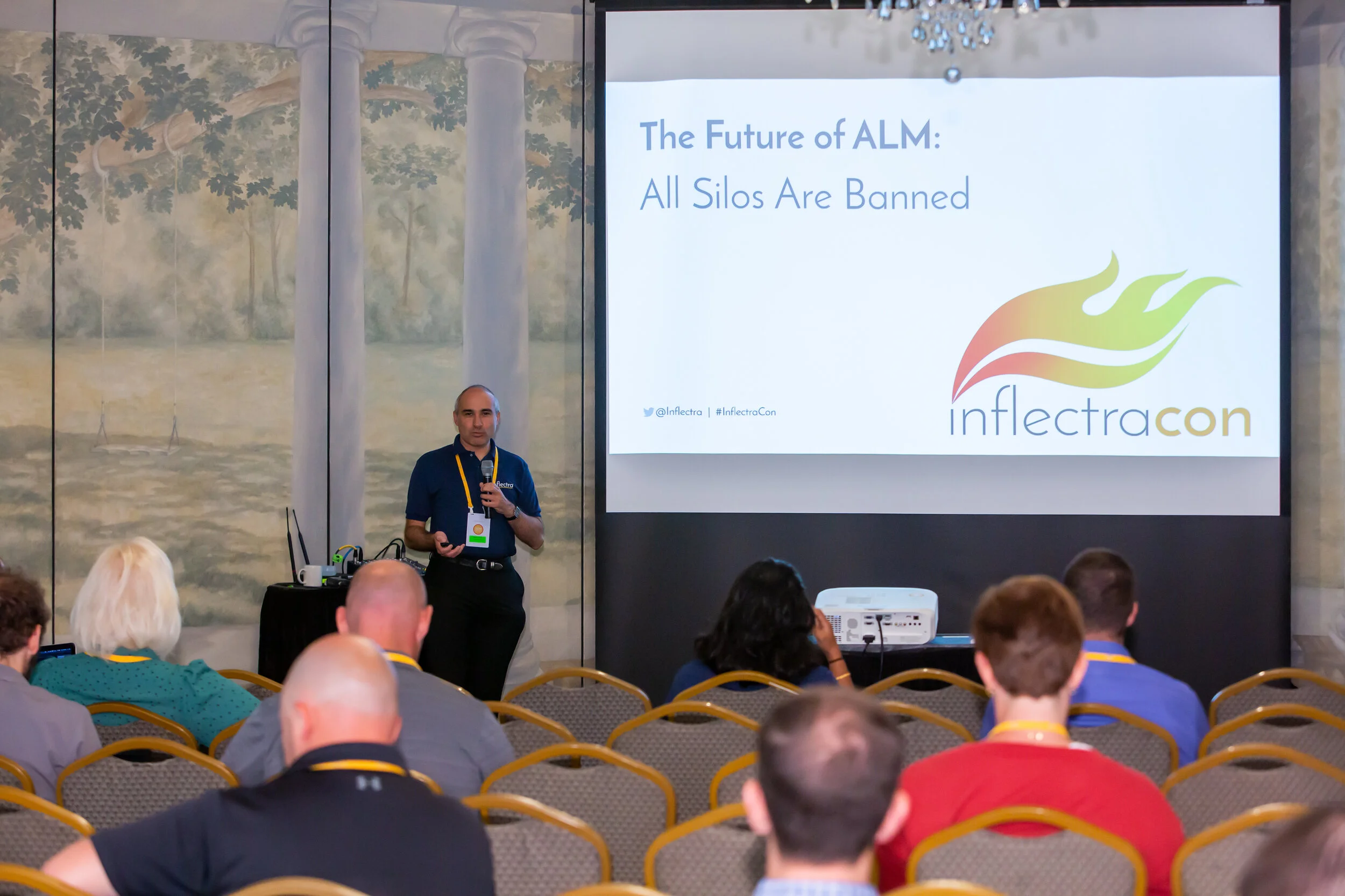 Adam Sandman of Inflectra at InflectraCon 2019, Cincinnati, OH, USA.