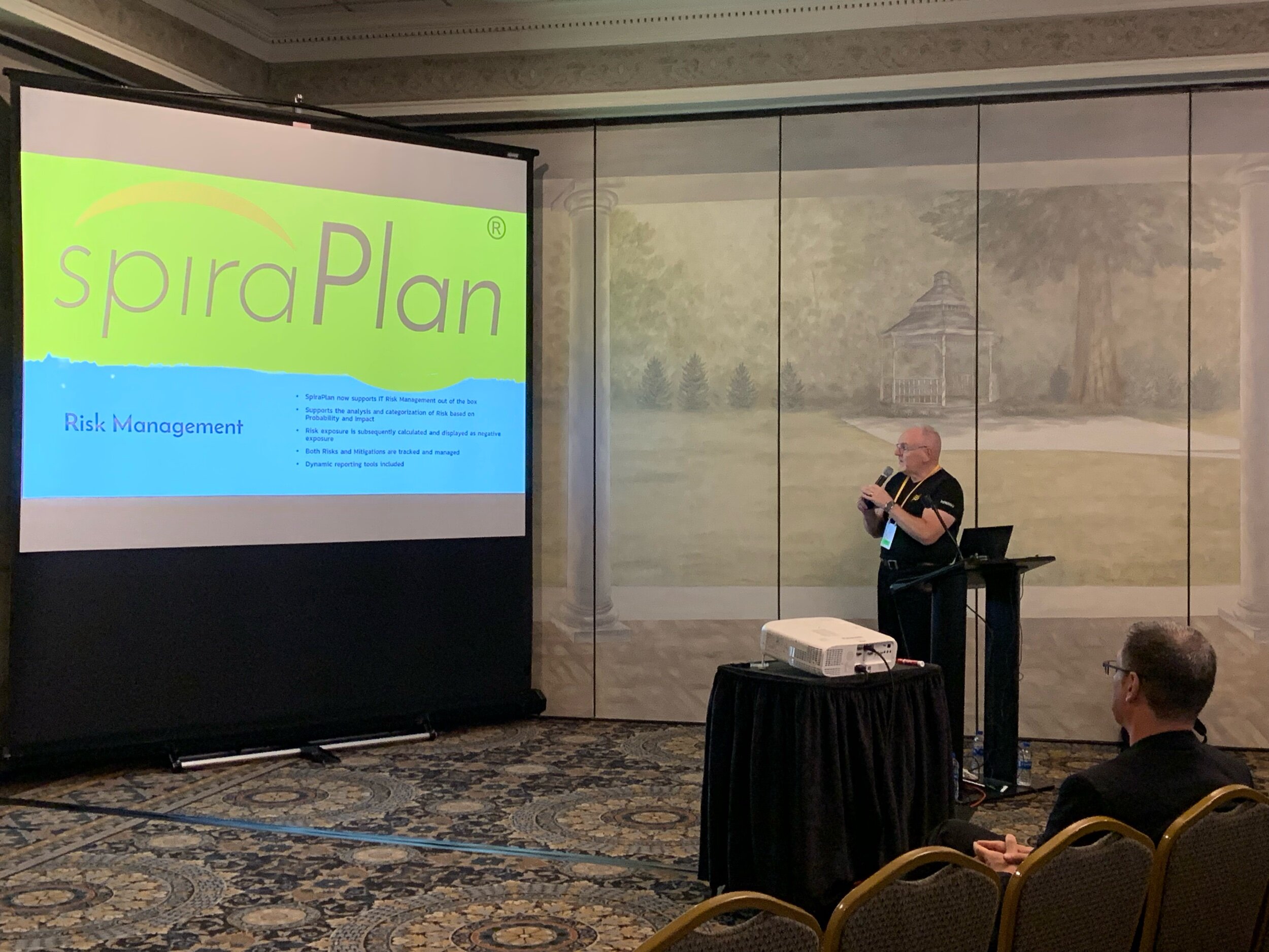 Peter Brackstone (Influence IT Consulting) speaking at InflectraCon 2019, Cincinnati, OH, USA.