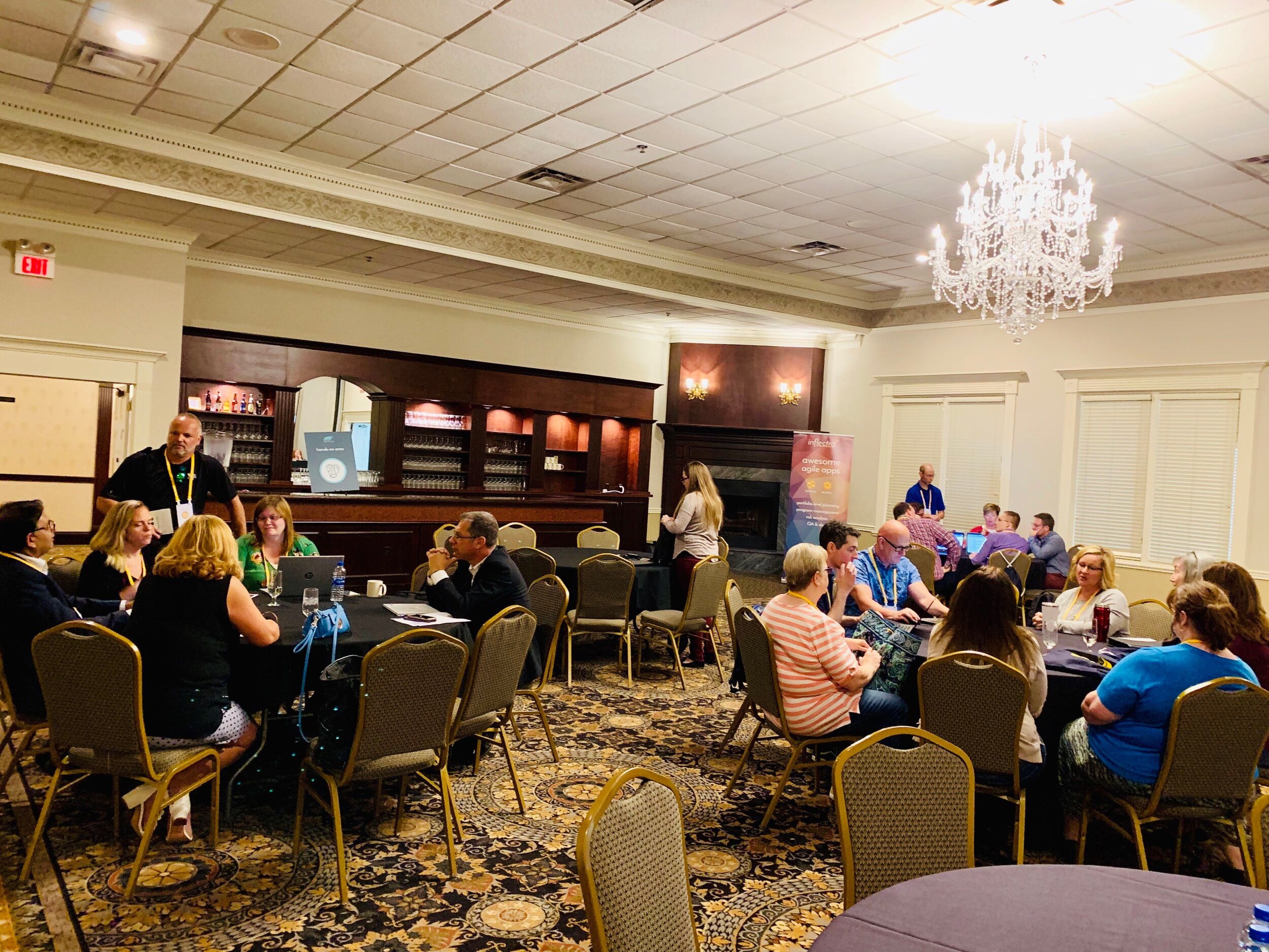 Great discussions happening at InflectraCon 2019, Cincinnati, OH, USA.