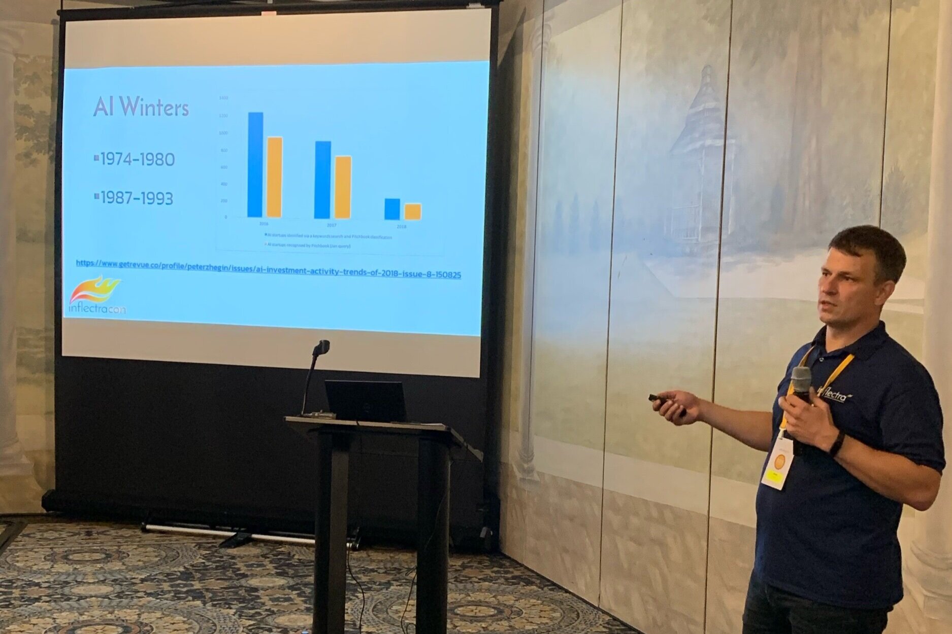 Alexey Grinevich of Inflectra at InflectraCon 2019, Cincinnati, OH, USA.