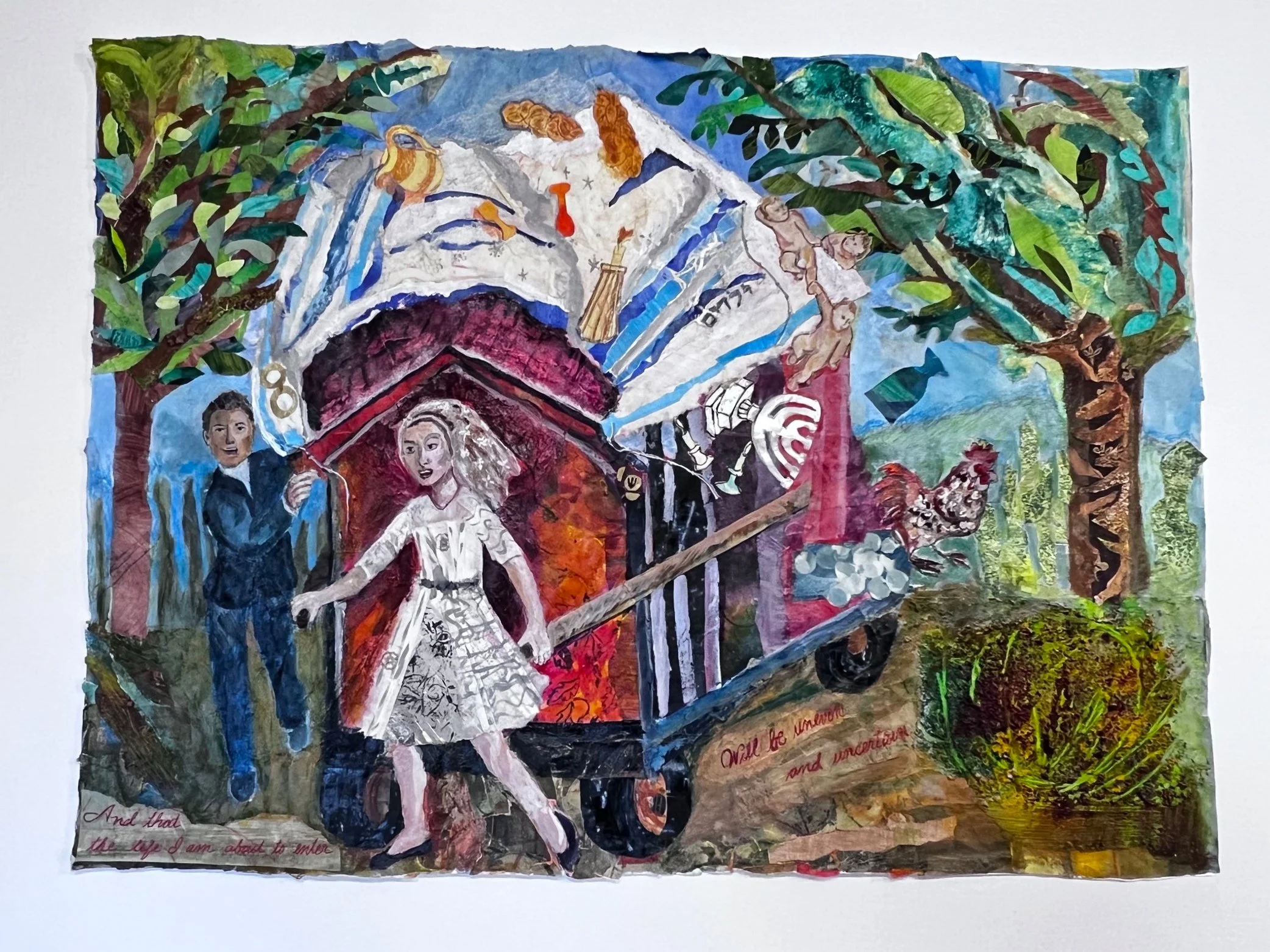 Building A Life. 24" x 32"