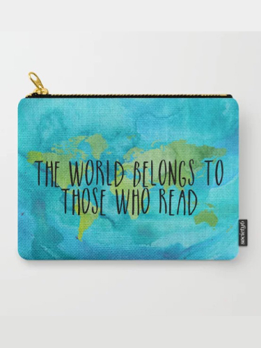 The World Belongs to Those Who Read Pouch