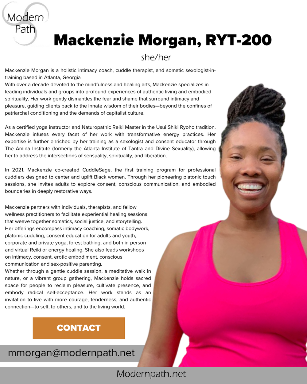 Meet Mackenzie Morgan — Modern Path