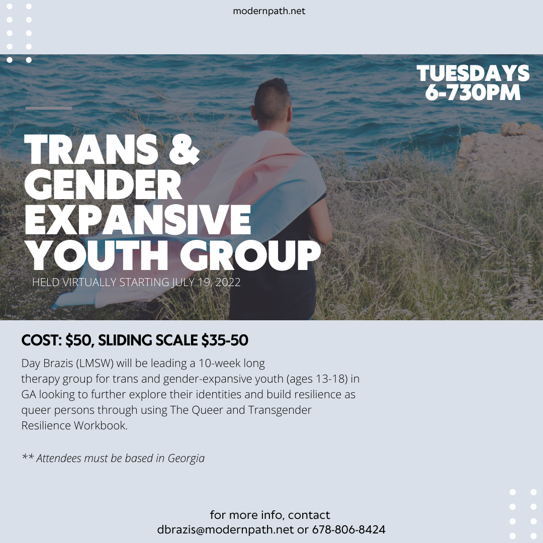 New: Trans & Gender Expansive Youth Group — Modern Path