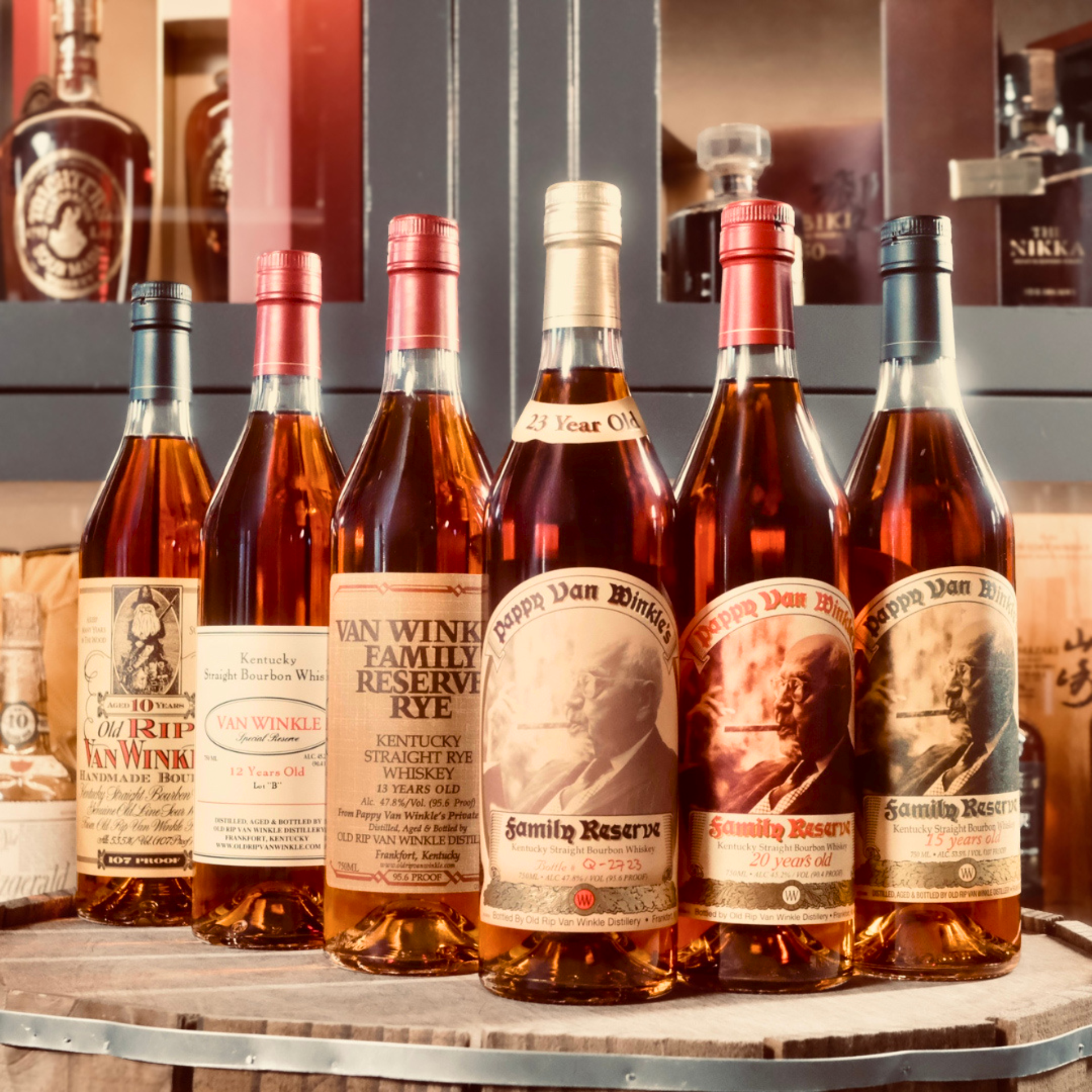 Pappy Van Winkle Family Lineup