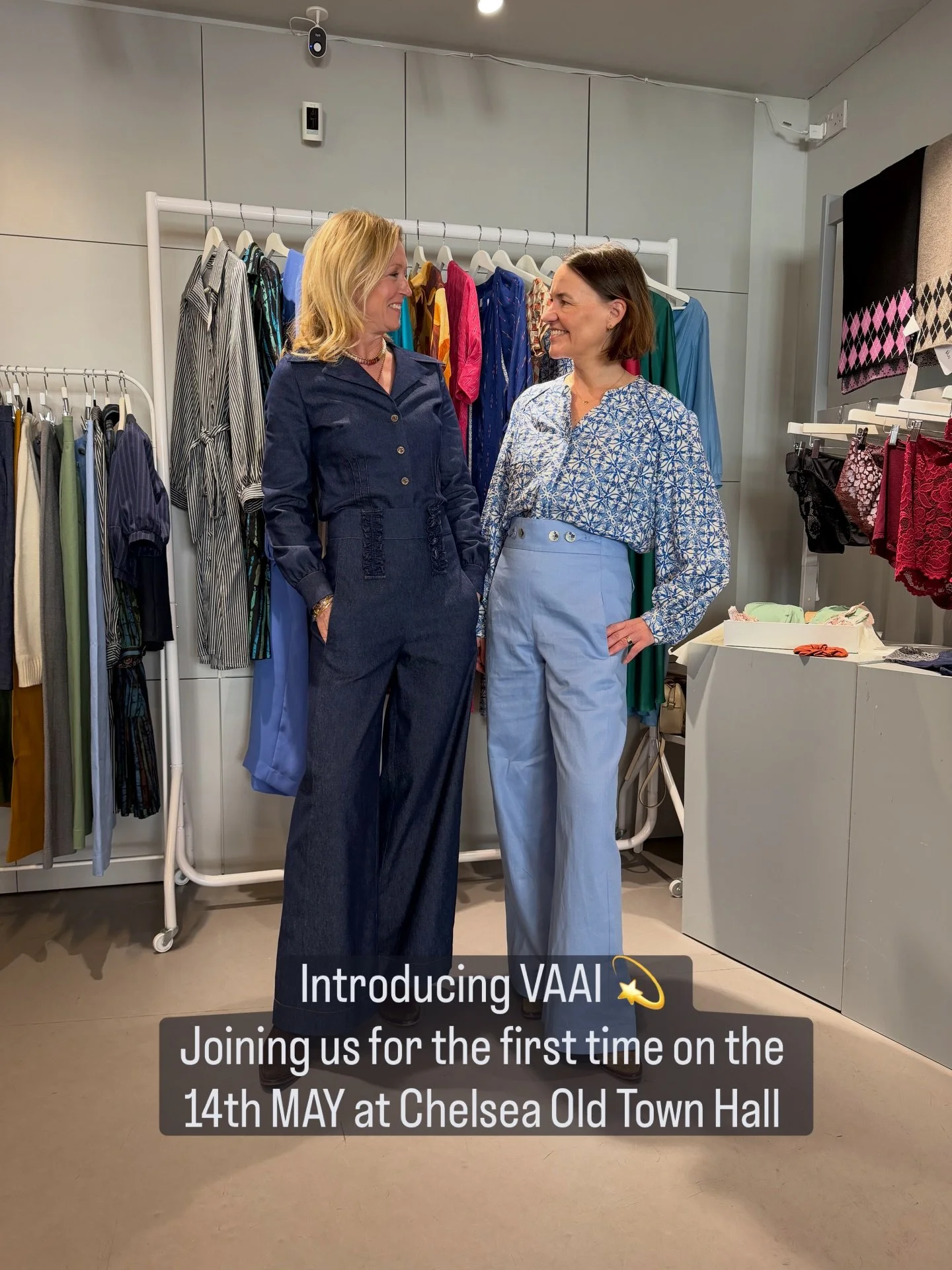 We had THE best day with Hetal, founder of the beautiful brand @vaai___ .  Her pieces are made here in the UK and the quality and details are second to none💫. Come on the 14th of MAY to @chelseaoldtownhall to discover her incredible collection! 
📍T