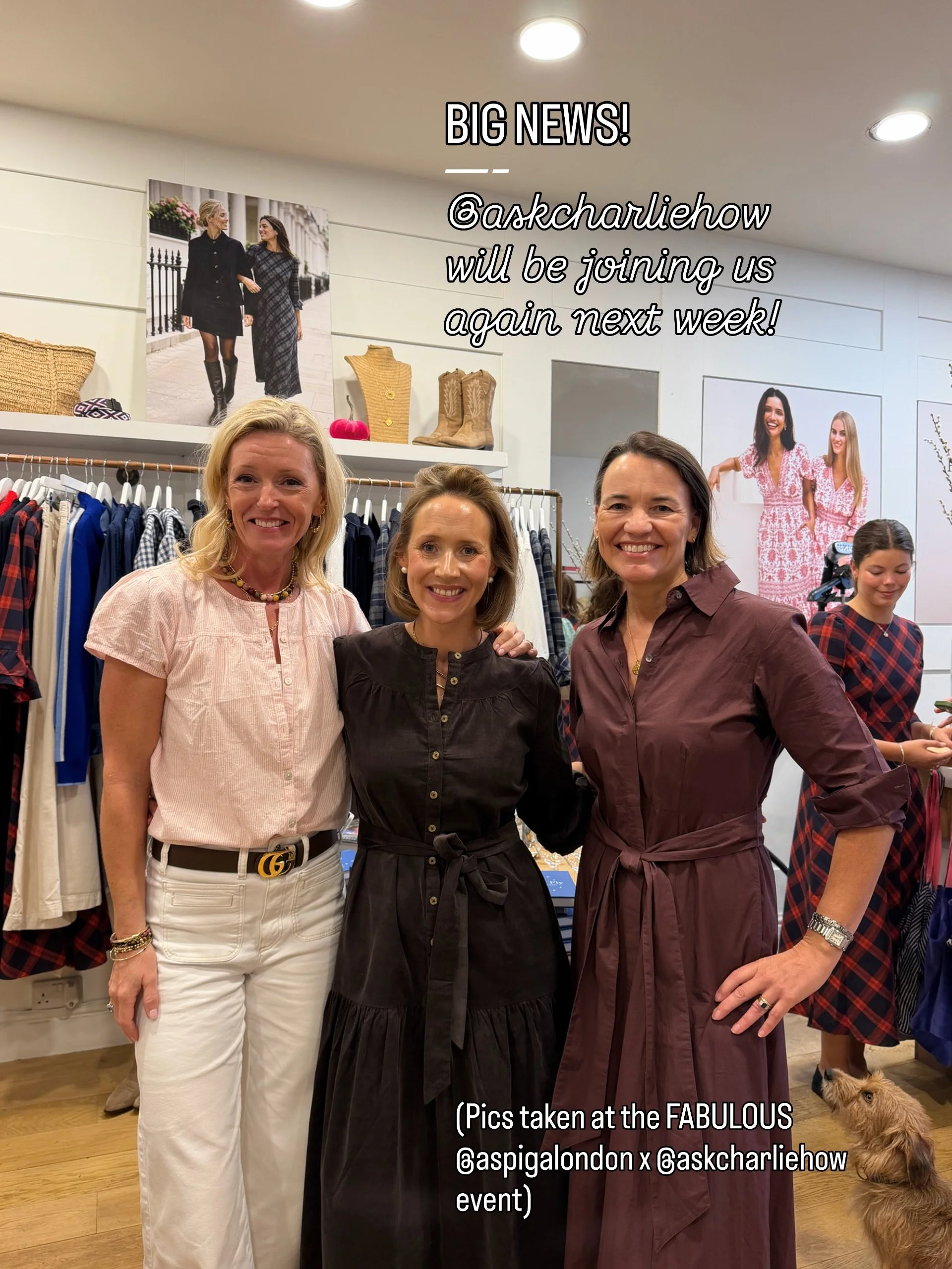 We&rsquo;re thrilled to have @askcharliehow coming back to Chelsea next week with her NEW book &lsquo;Let&rsquo;s Fly&rsquo;🪁and her stunning NEW homewares collections.  Beautiful pieces for your everyday use. Come and meet her! 💫
🪁THURSDAY 1st OC