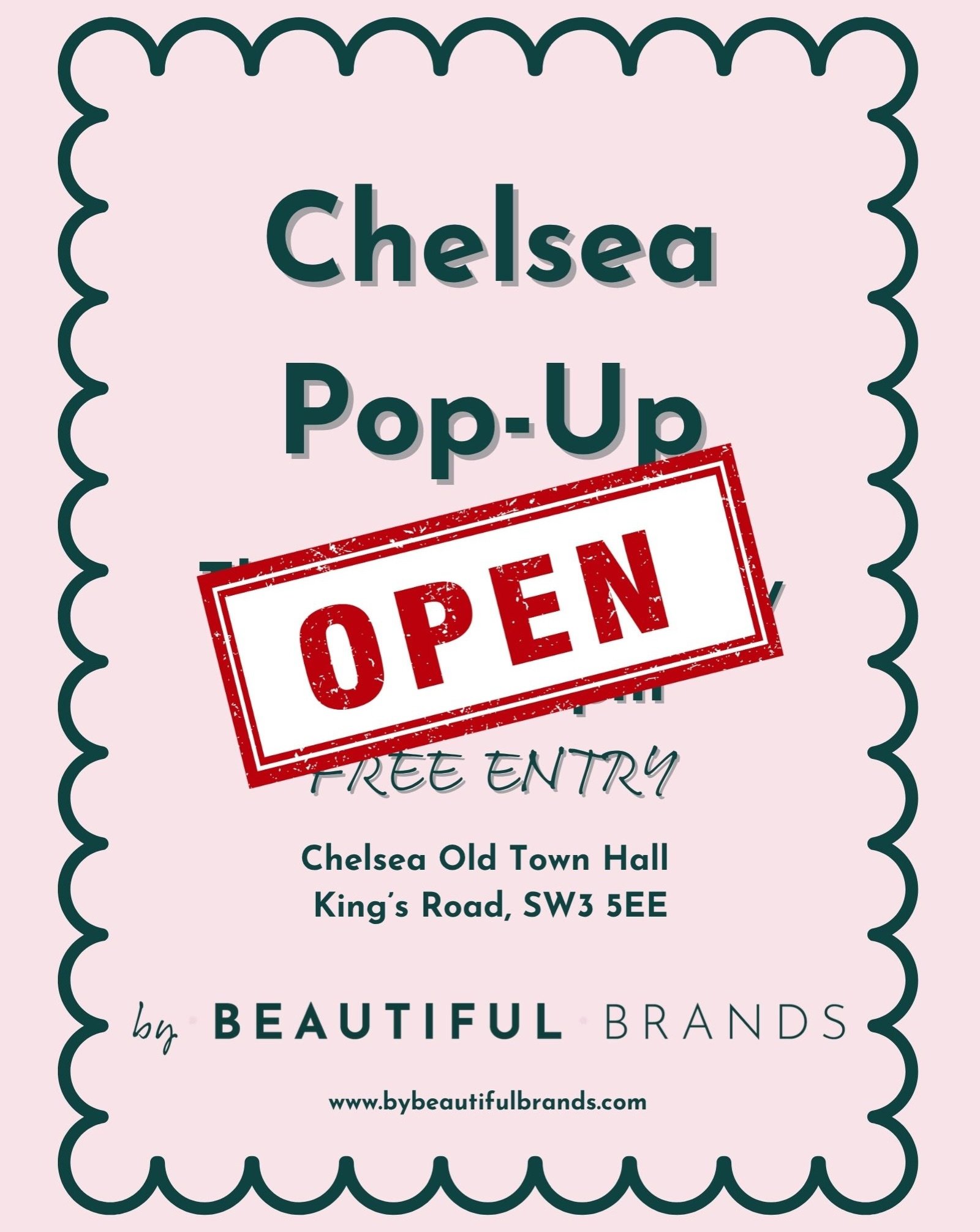 We are OPEN!🥁 
Come find us at Chelsea Old Town Hall today &mdash; 60 of the best independent brands, FREE entry, and something beautiful waiting for you at every turn.
See you on there!🍂
📍 Chelsea Old Town Hall, King&rsquo;s Road
🕙 10AM &ndash; 