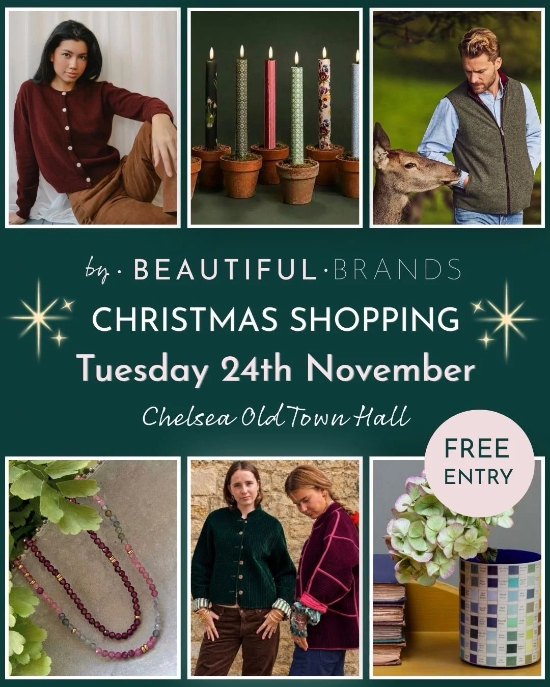 Christmas shopping, sorted!🎄✨
We are bringing together the most gorgeous Christmas collection ever!
Tag the person you want to bring along!👇
📍 Chelsea Old Town Hall 🗓 Tuesday 24th November 🎟 Free entry
#ChristmasShopping #BeautifulBrands #Chelse