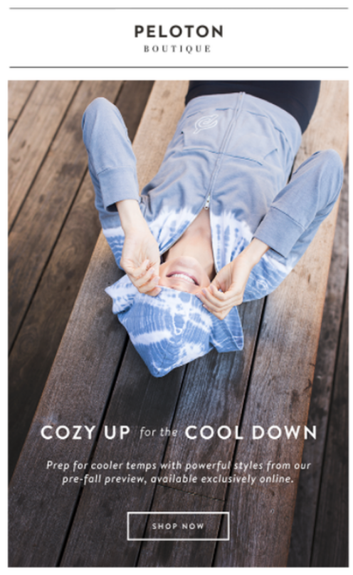 Peloton Boutique - Email 