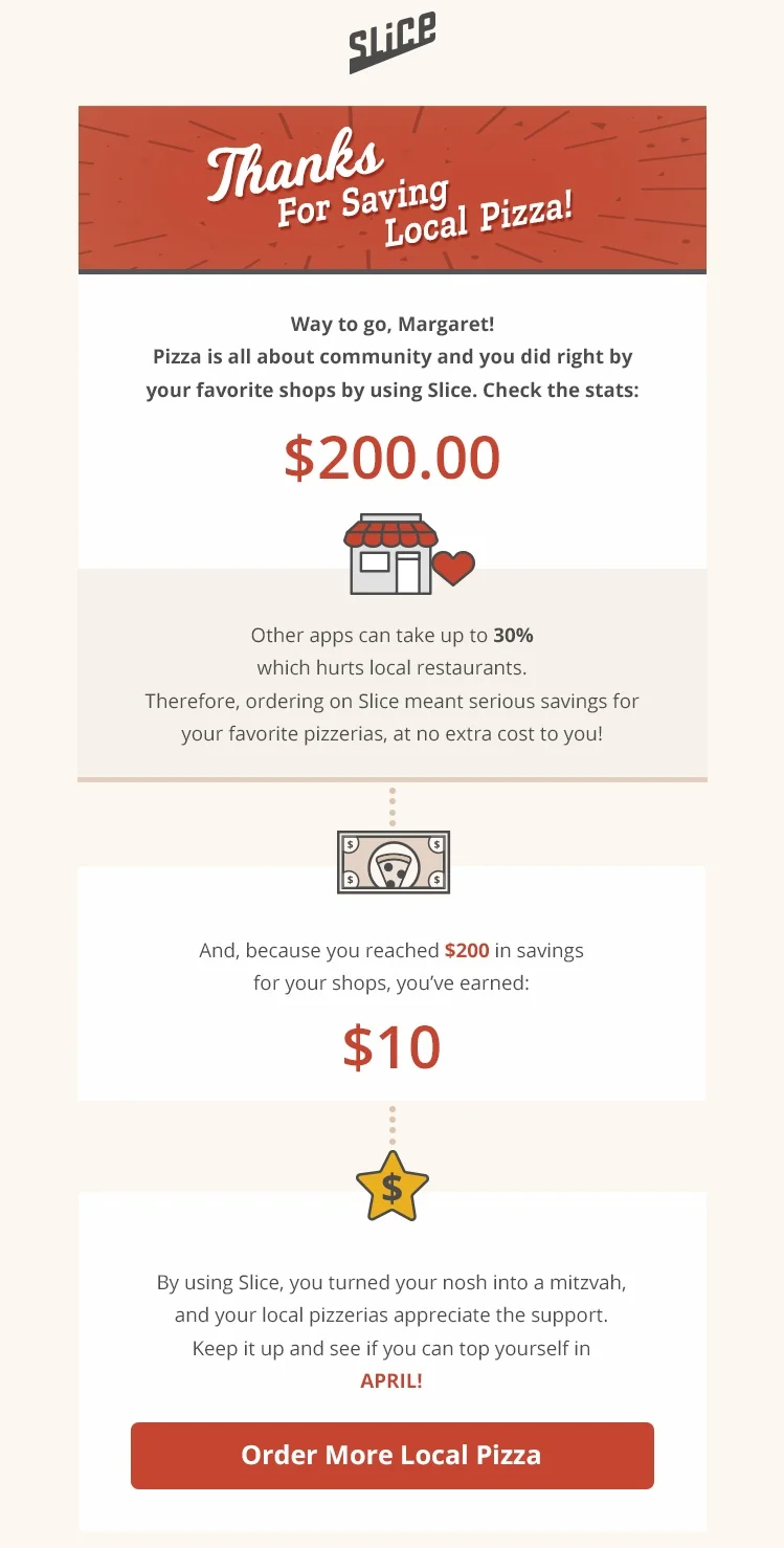 Slice - Saving Rewards