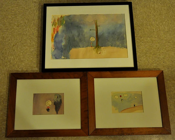 My paintings *almost* look legit when they’re framed.
You can see them in person at Greenville Presents in Greenville, South Carolina. You can also buy one, if you are into that sort of thing.
The show opens on November 21st and includes artwork by other people who are much better at making artwork than I am.
Opening Night details here.
Have fun in South Carolina, drawings!!!! I will miss you!!! Don’t forget to brush your teeth and be nice to people!