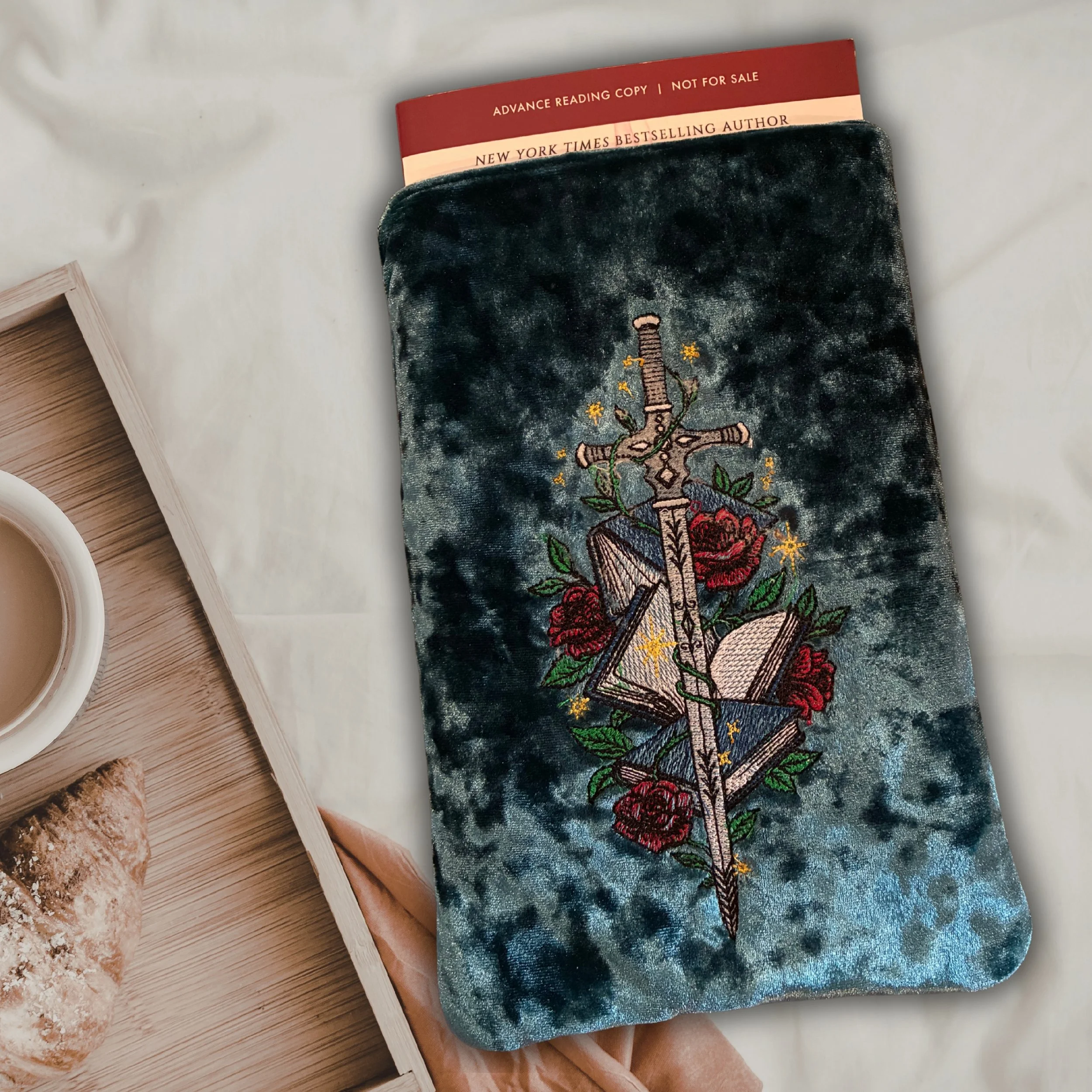 Book/Kindle Sleeve - Sword and Books (Copy)