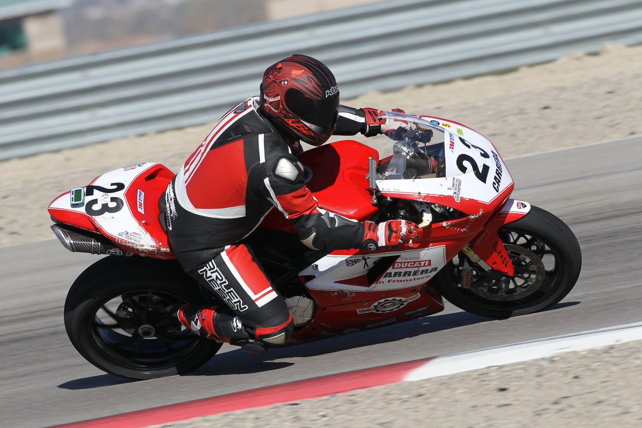 #23 Jose Flores Ducati 848 in 2011