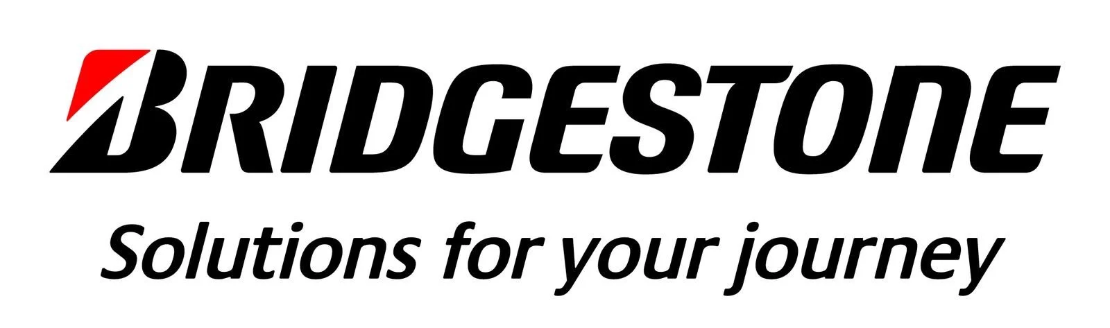 Bridgestone logo with the slogan "Solutions for your journey"