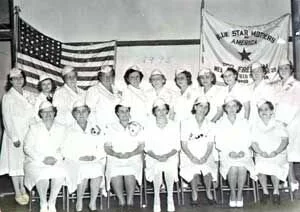 The moms in 1945 with their official uniforms.