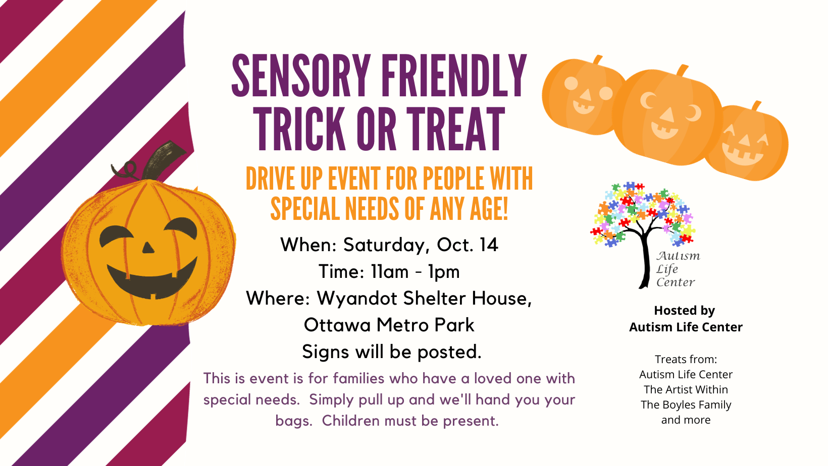 Sensory Friendly Trick or Treat