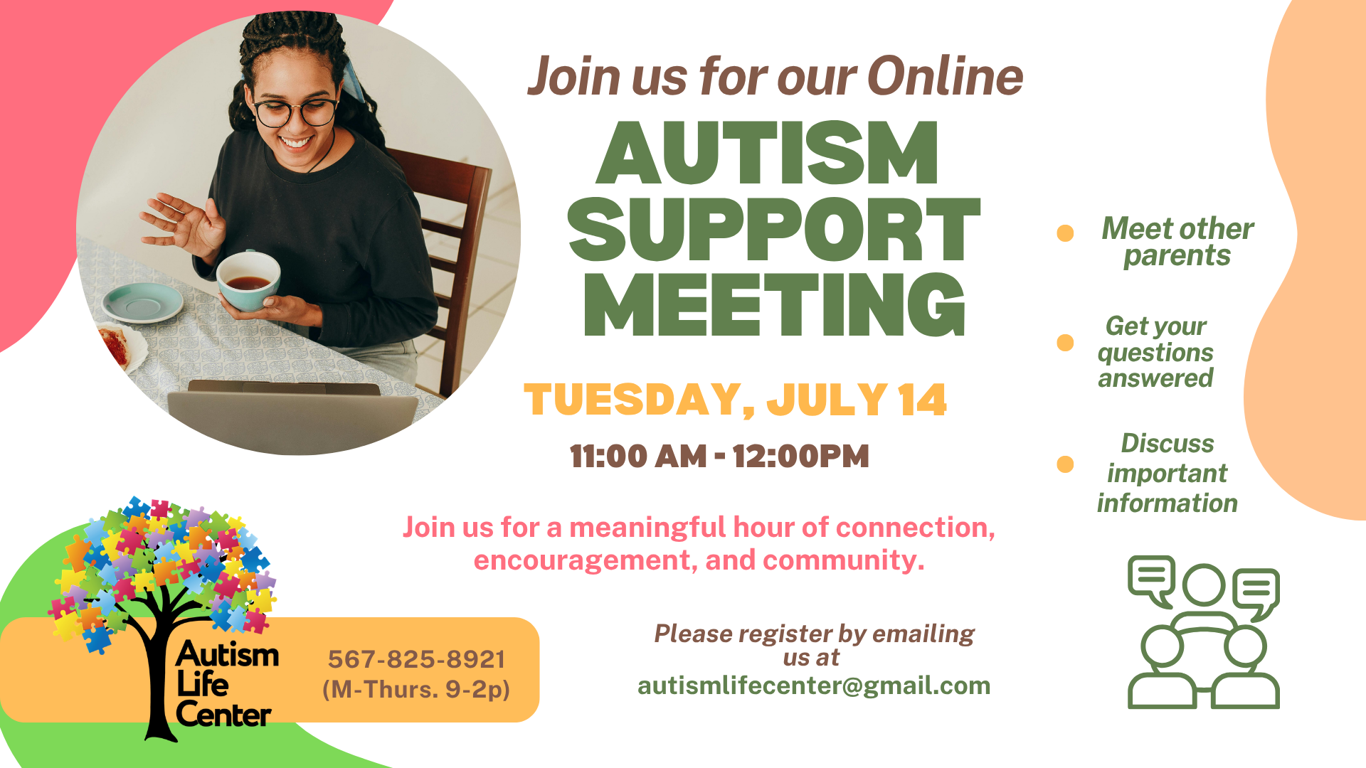 Virtual Autism Support Meeting