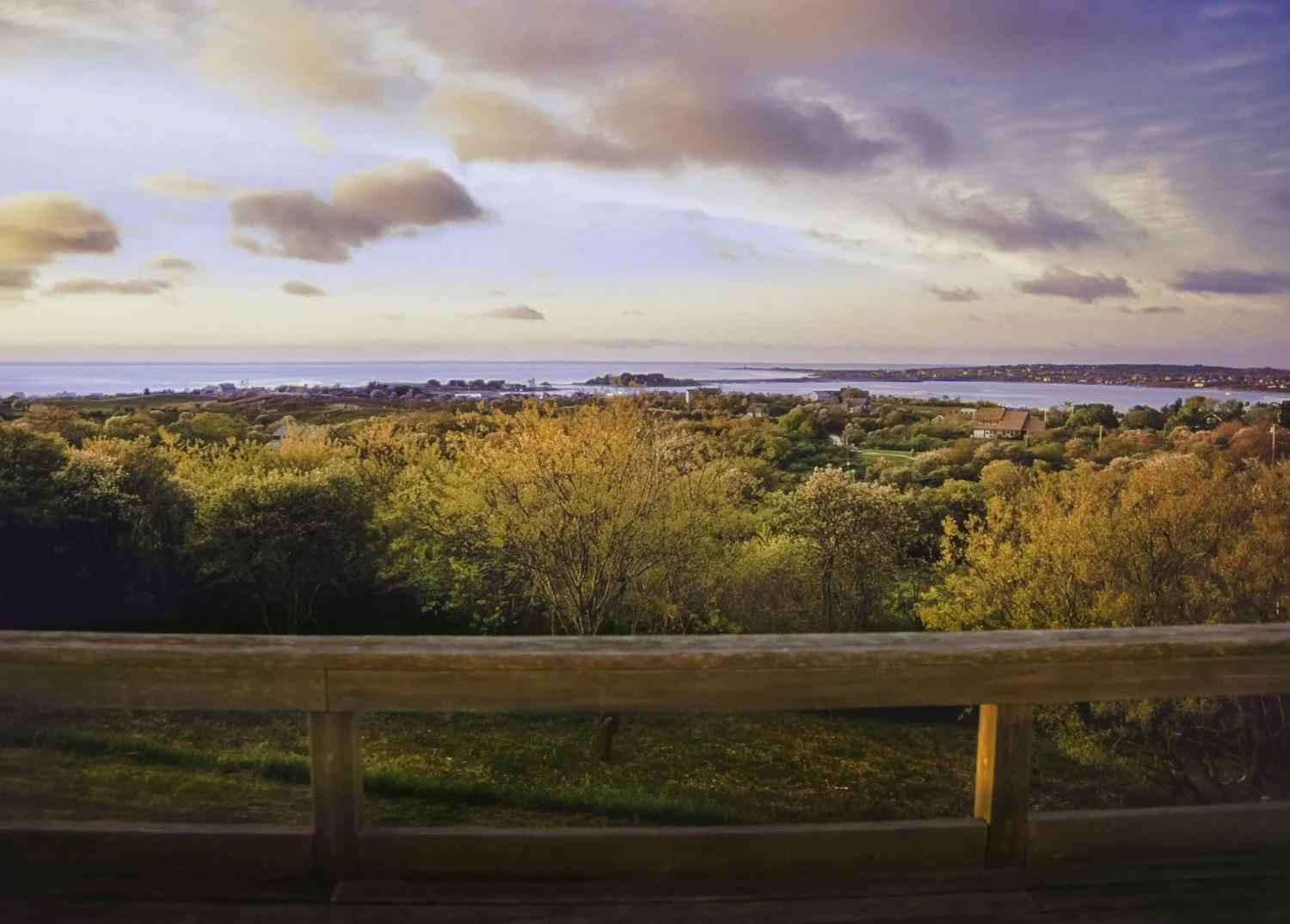Over Great Salt Pond