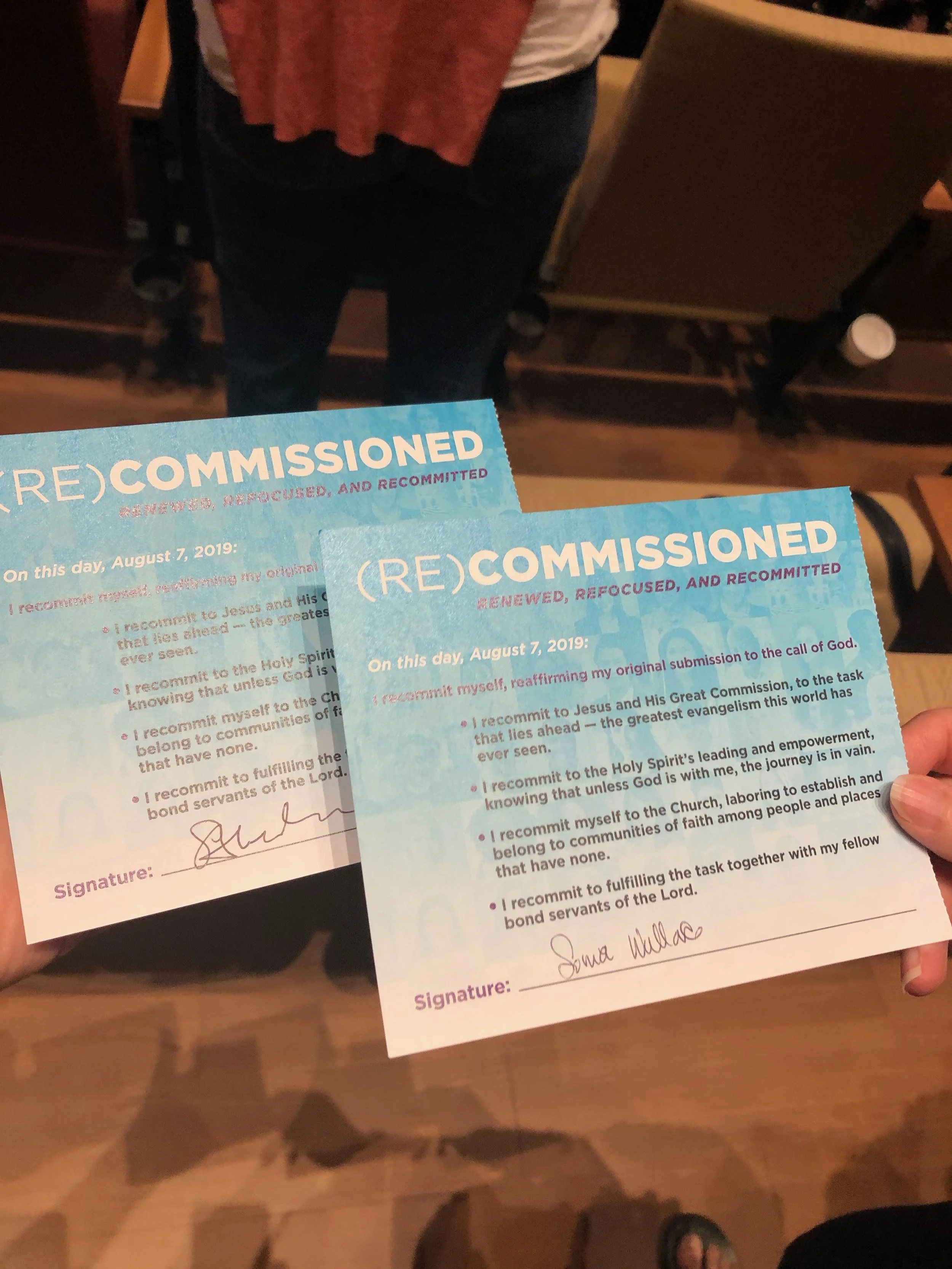 Renew, Refocus and Recommit... for the sake of missions.