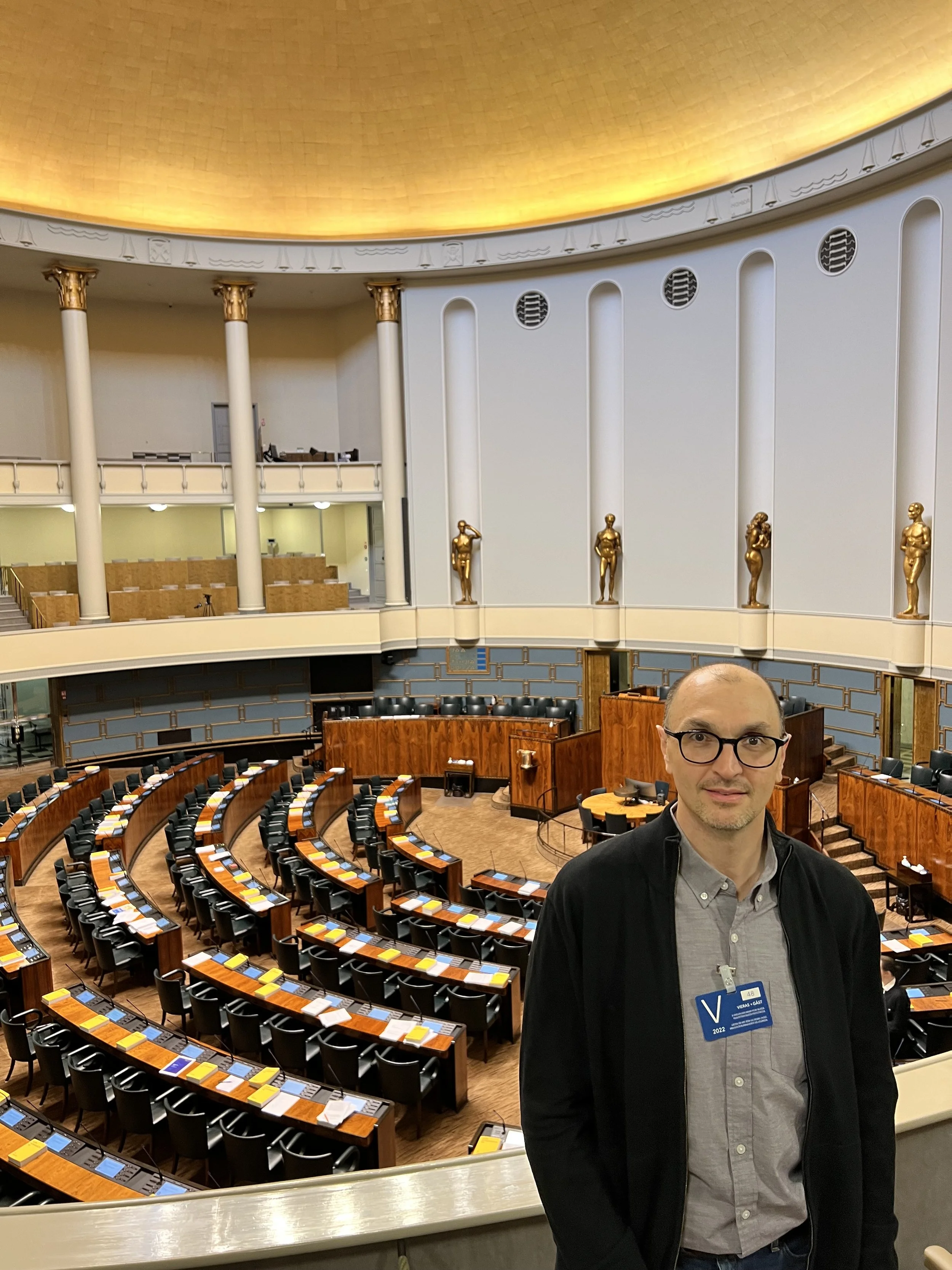 A visit to the Finnish parliament