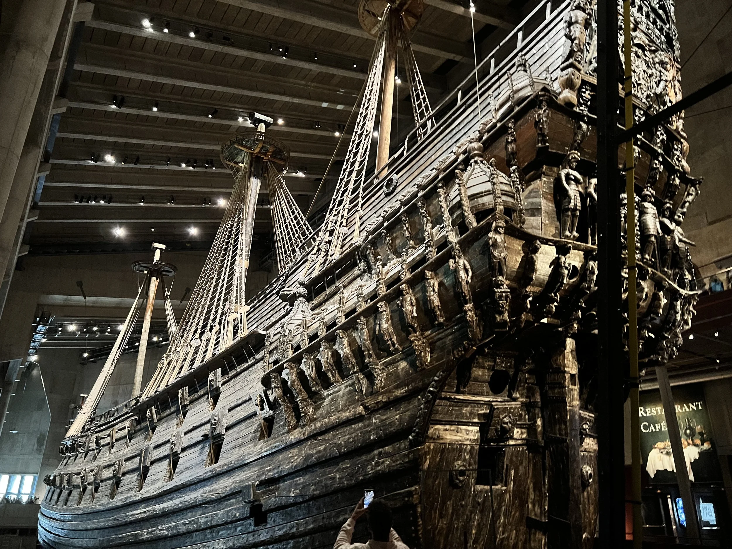 17th century wooden ship in Sweden