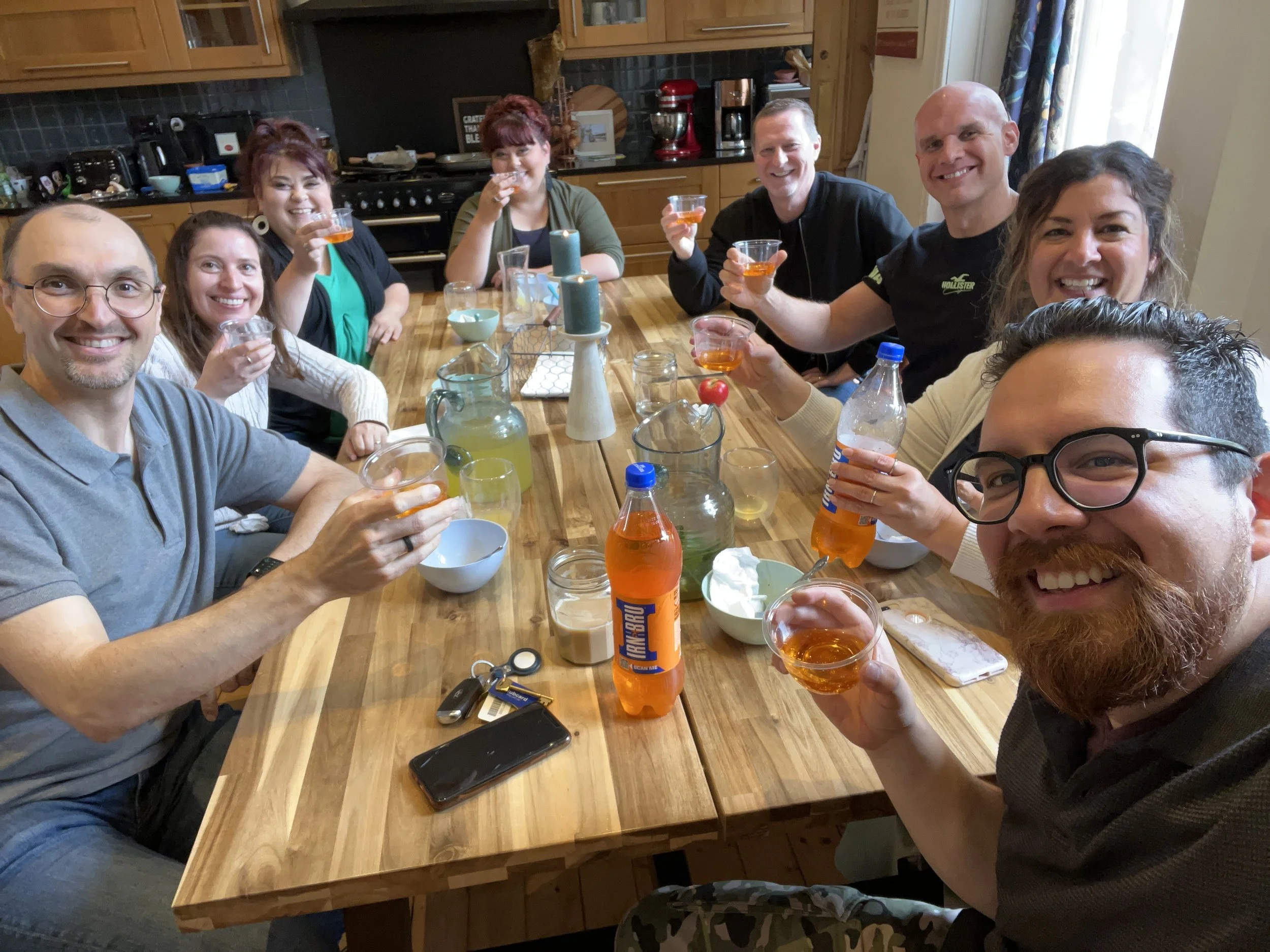 Several of our global workers in Scotland