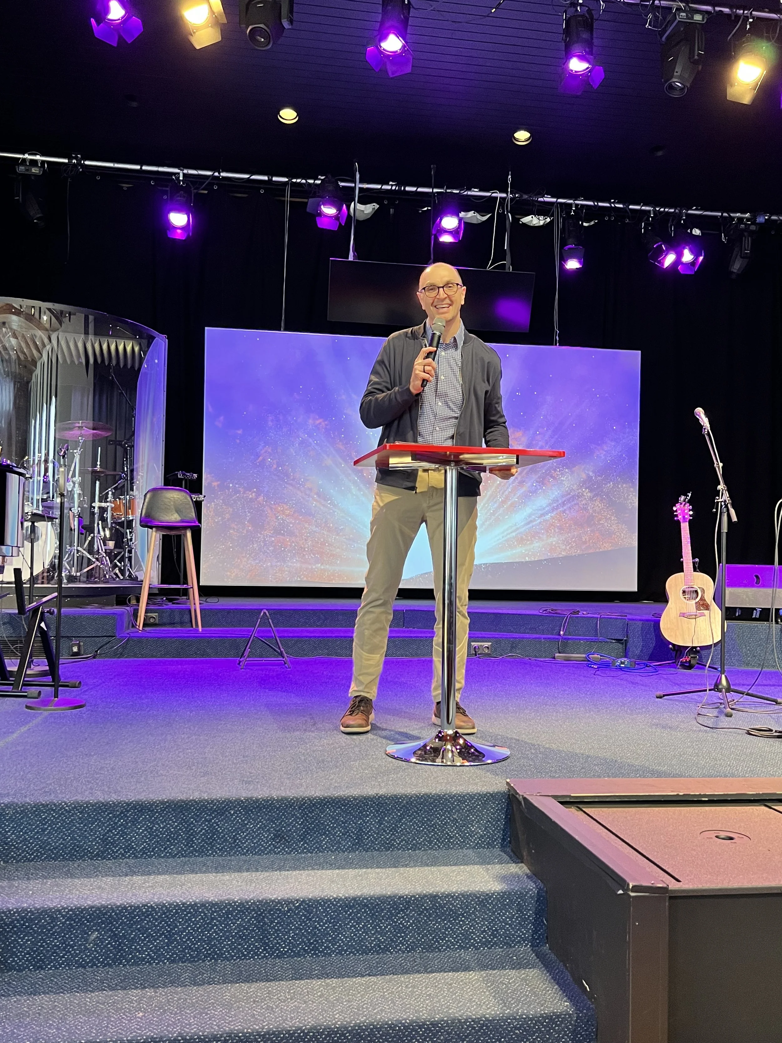 Preaching in Reykjavik