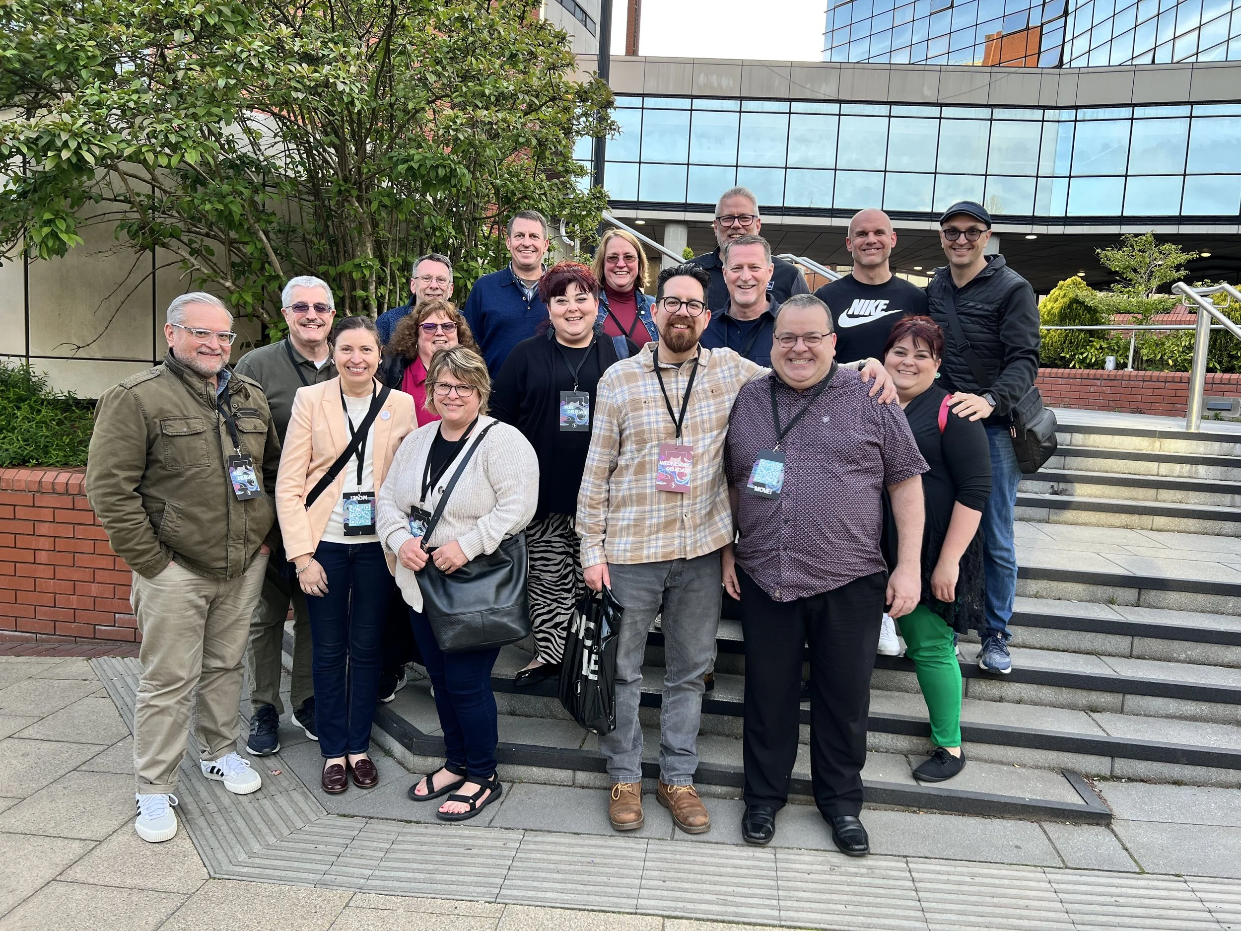 UK workers while at national conference