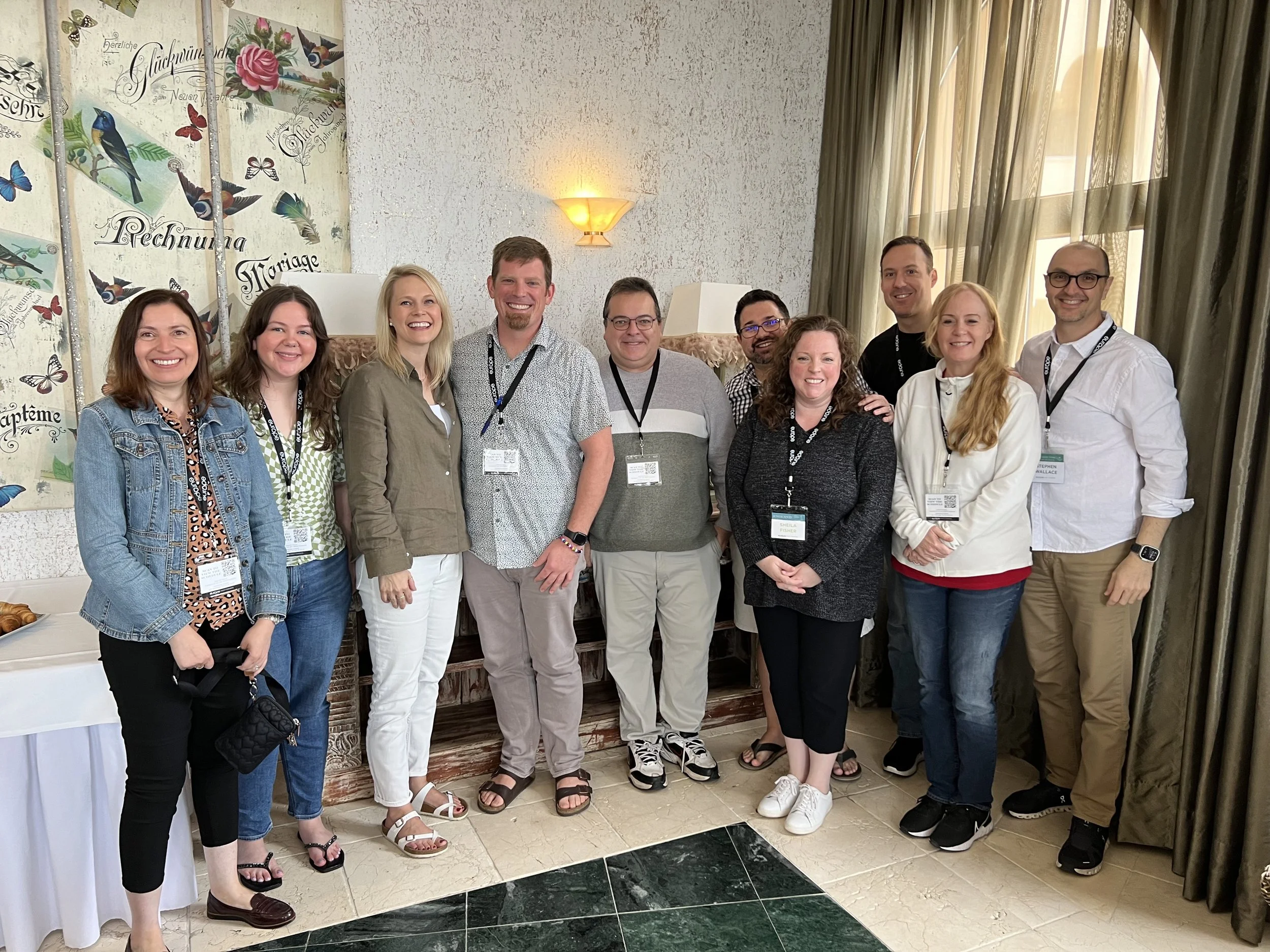 Northern Europe team at First Termers