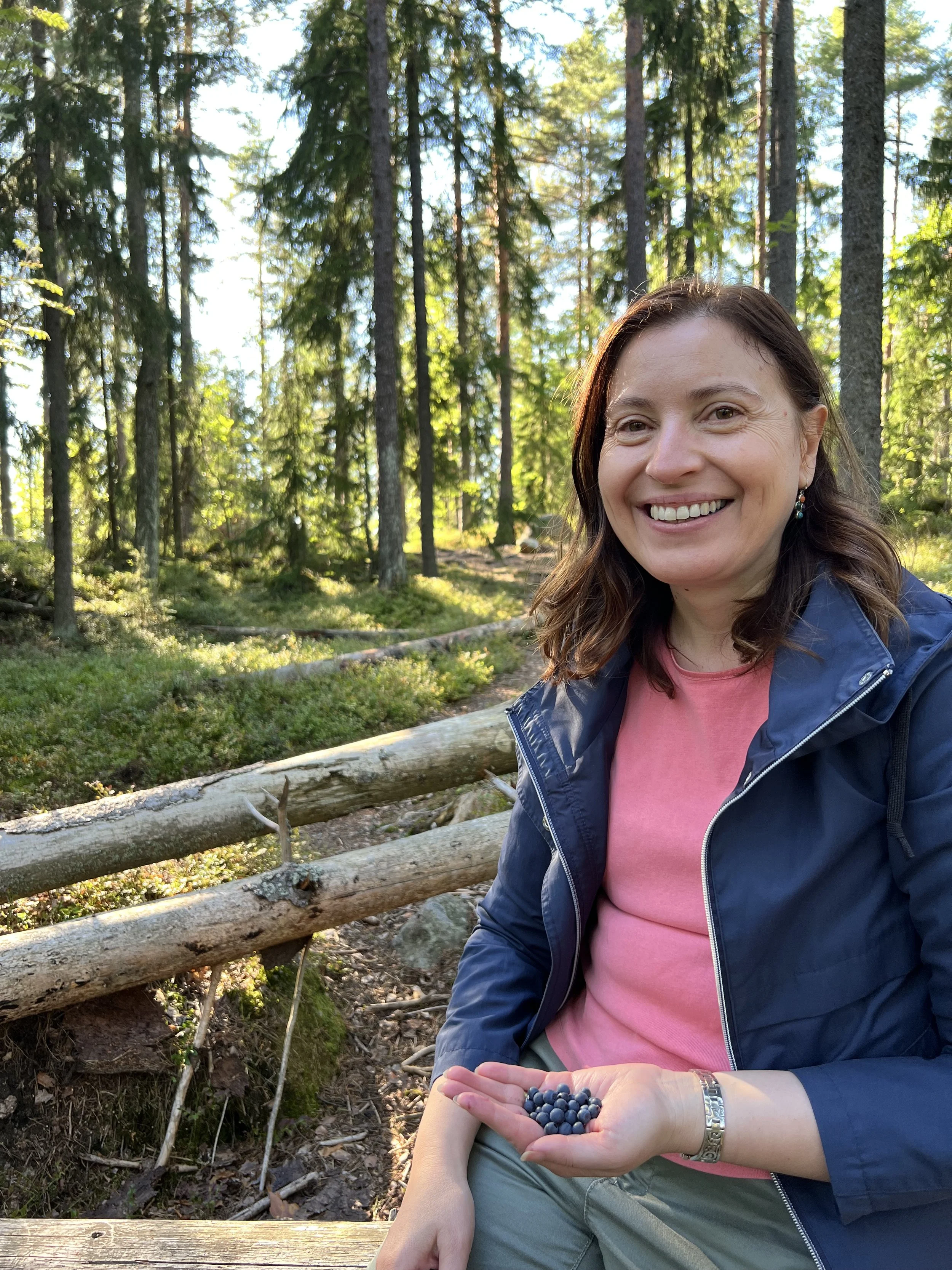 Nothing says fall season like going berry picking in the forest