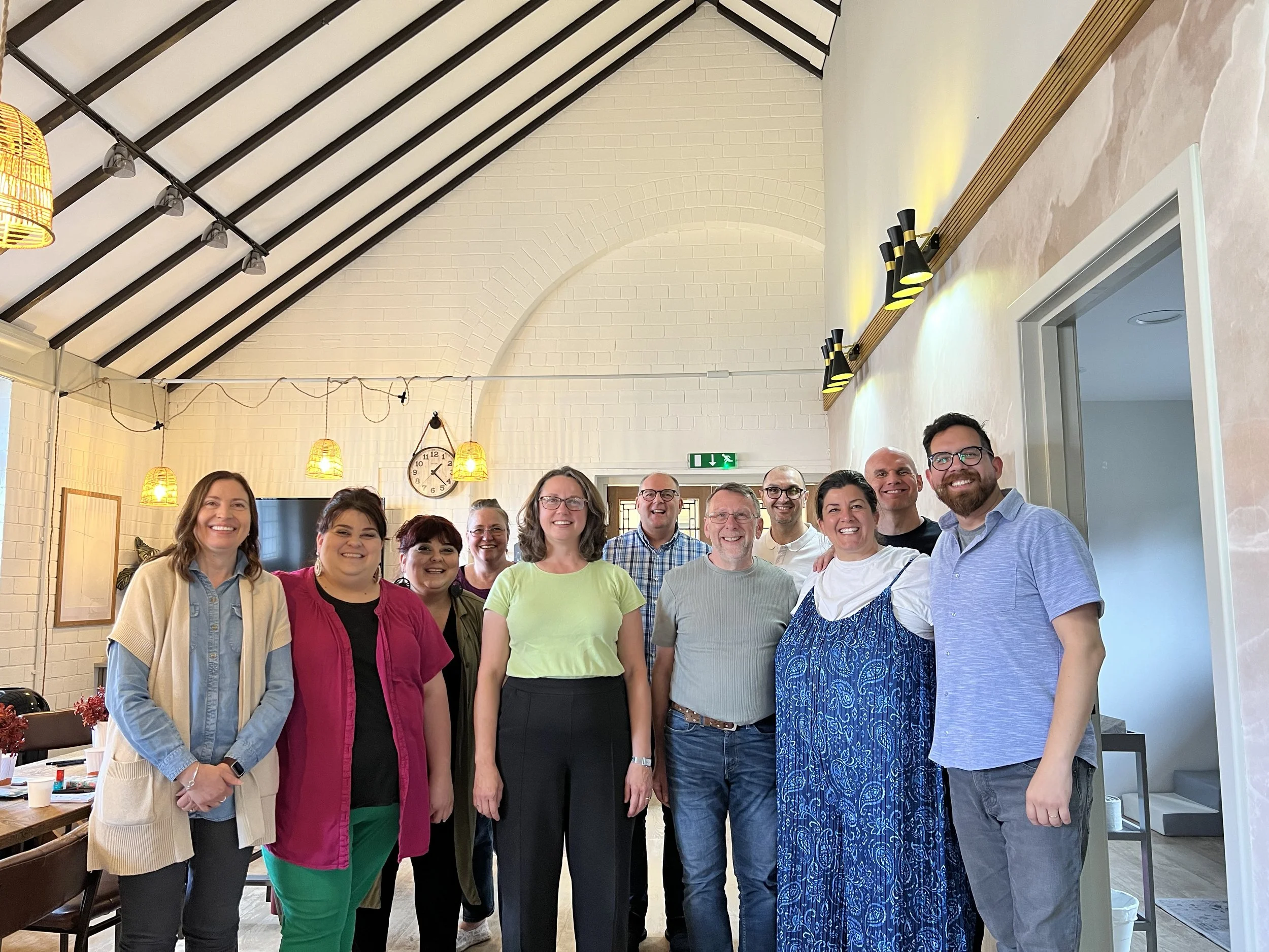 Meting with Scottish team and leadership