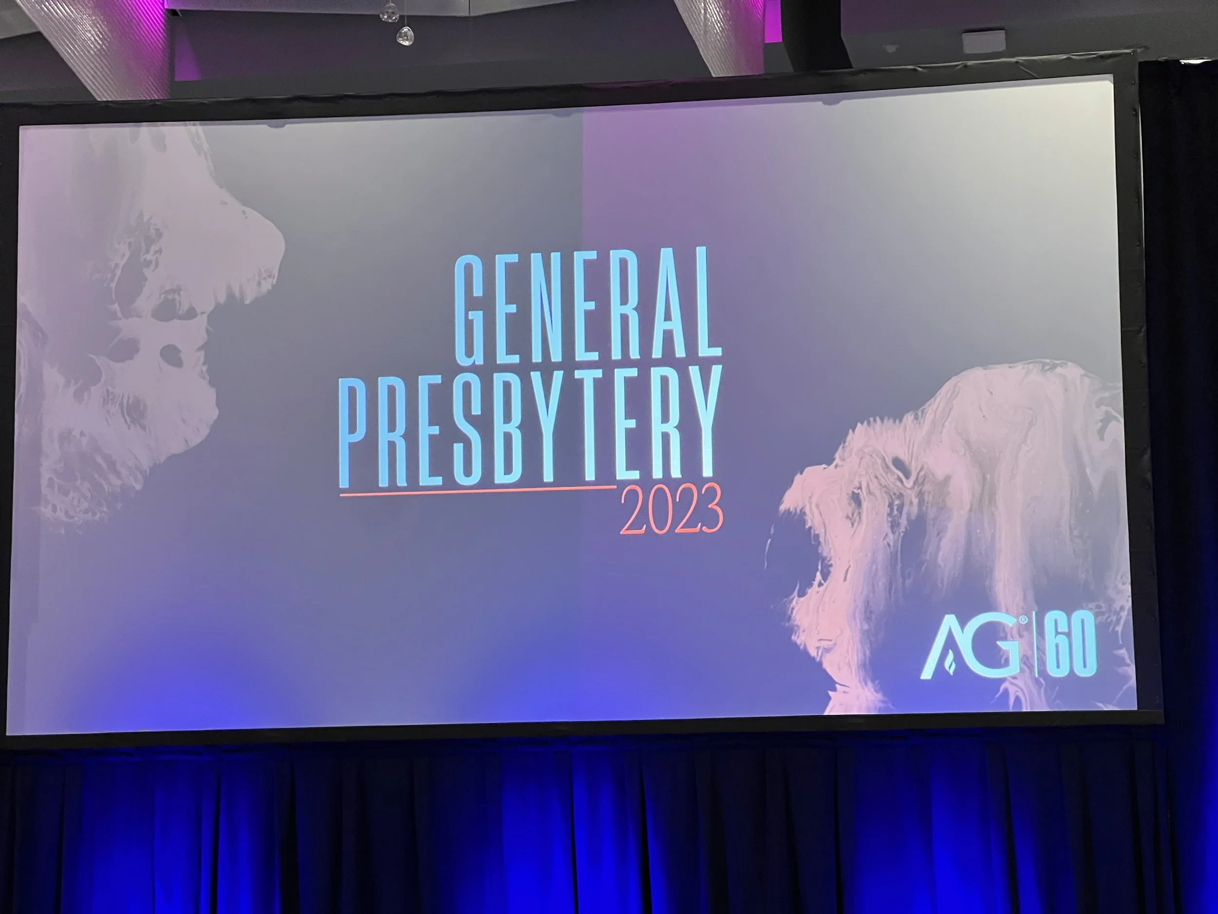 Stephen represented Europe as one of the General Presbyters at GC