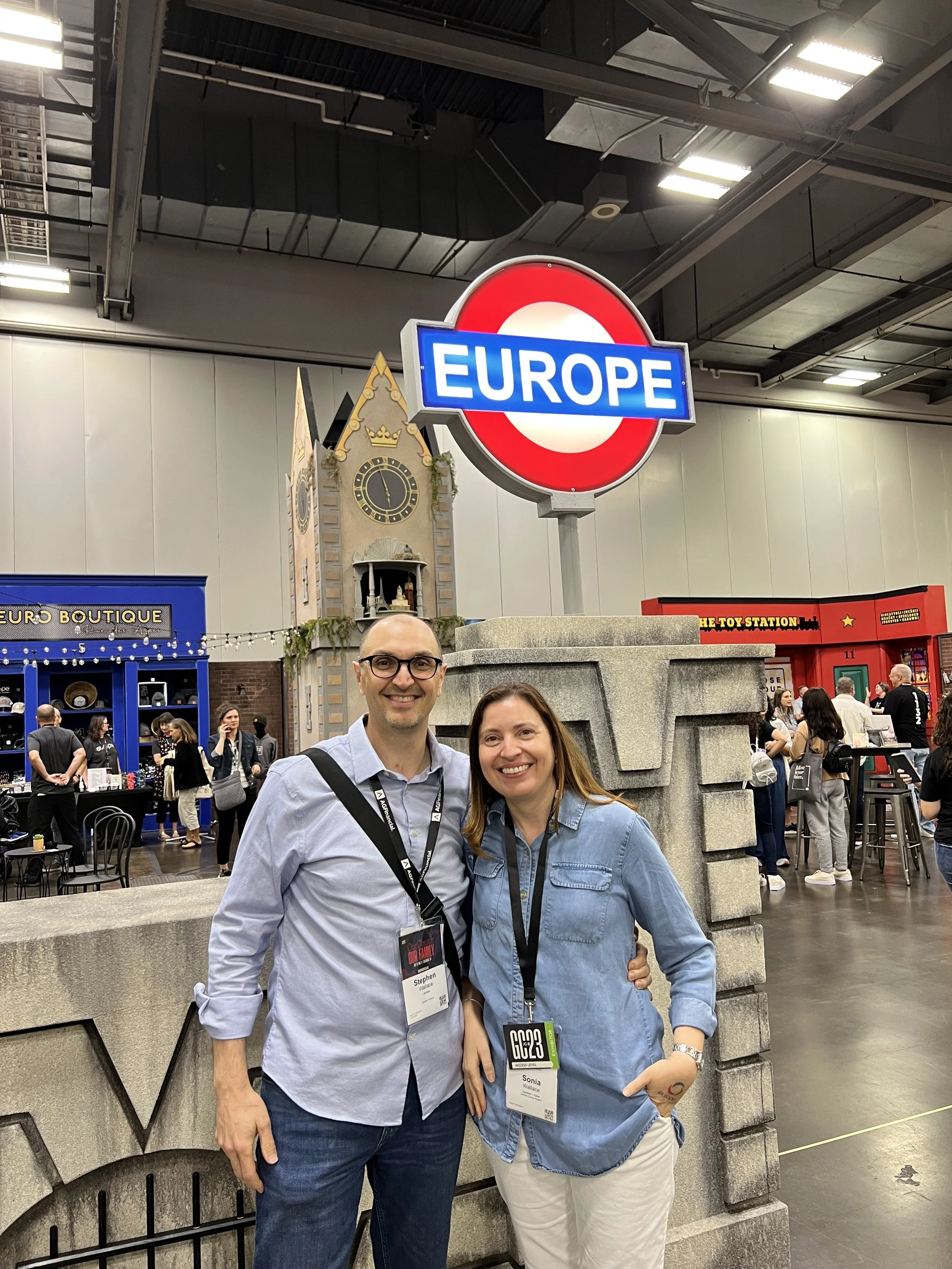 Serving in the Europe Exhibit at General Council in August